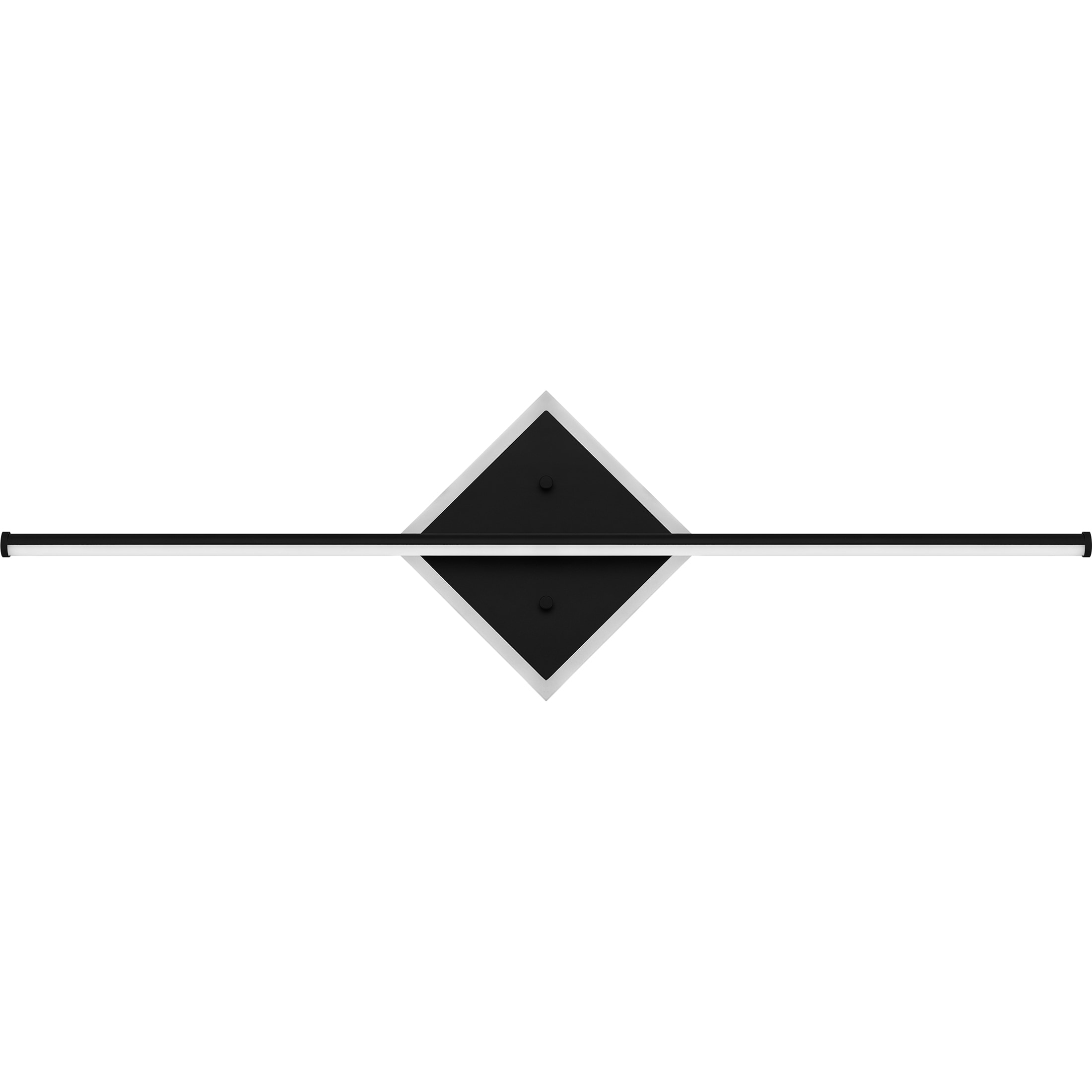 Quoizel Parcelle 31.75-in 1-Light Matte Black LED Modern 