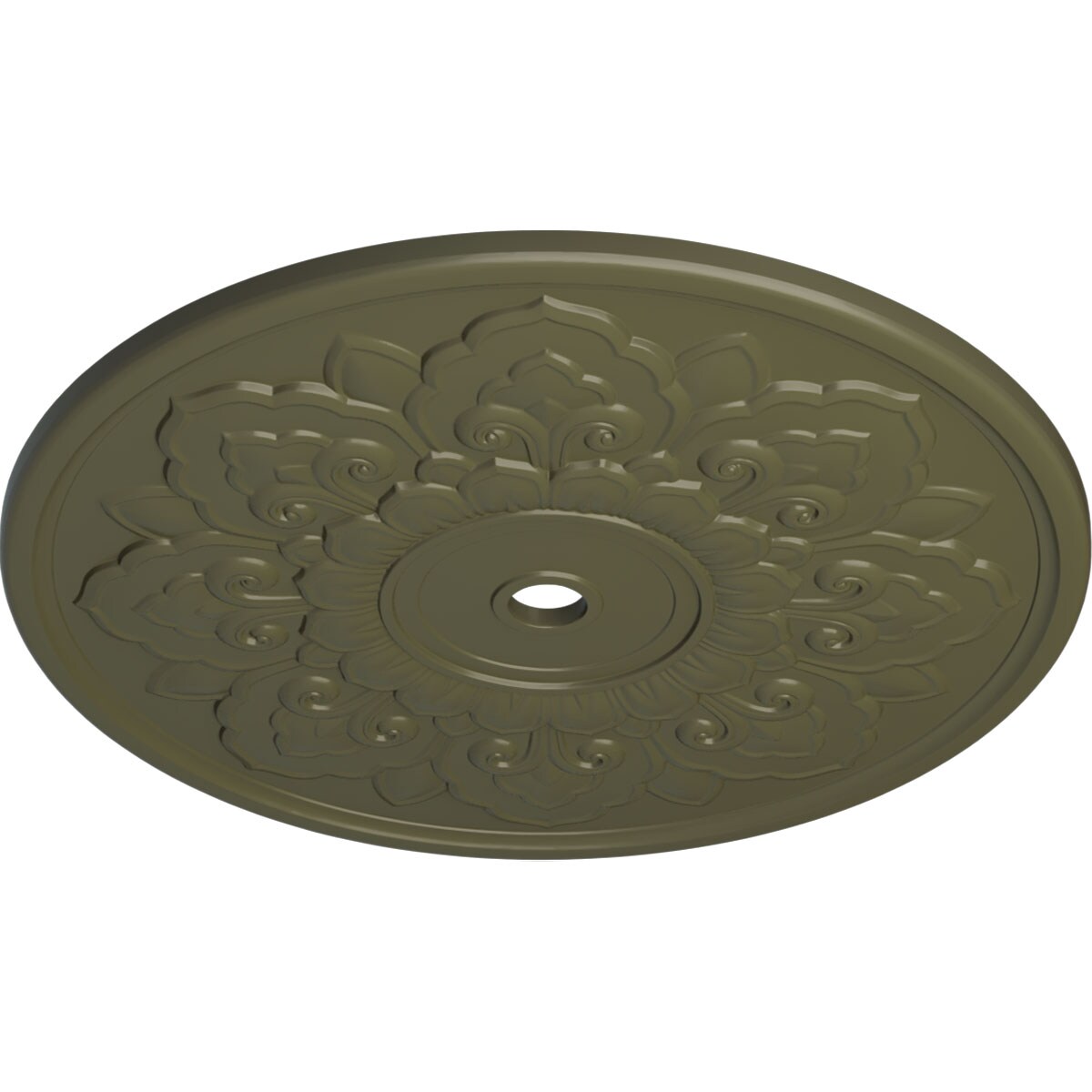 Ekena Millwork CM50LOPTF Ceiling-Medallions - View #2