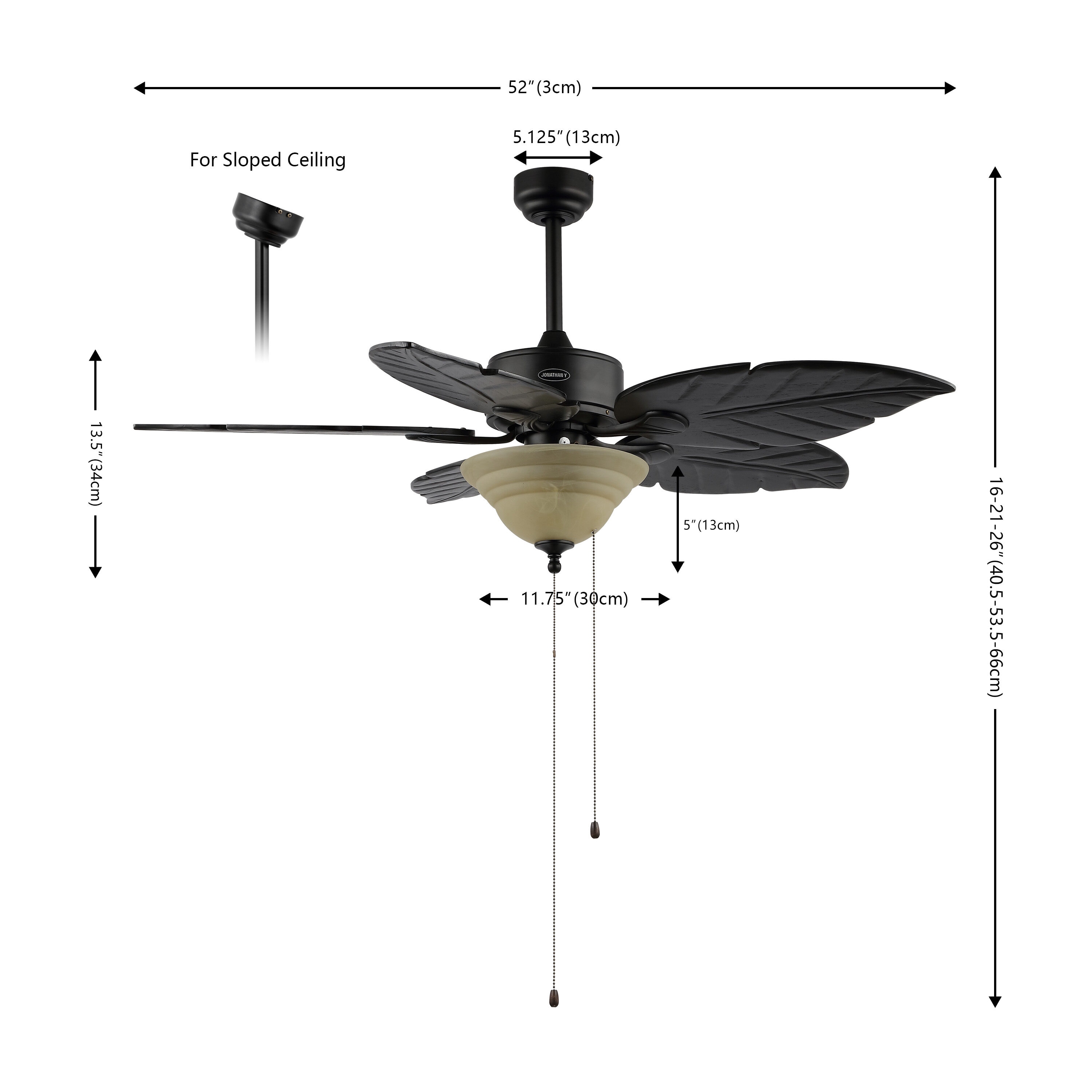 JONATHAN  Y JYL9720A Ceiling-Fans - View #4