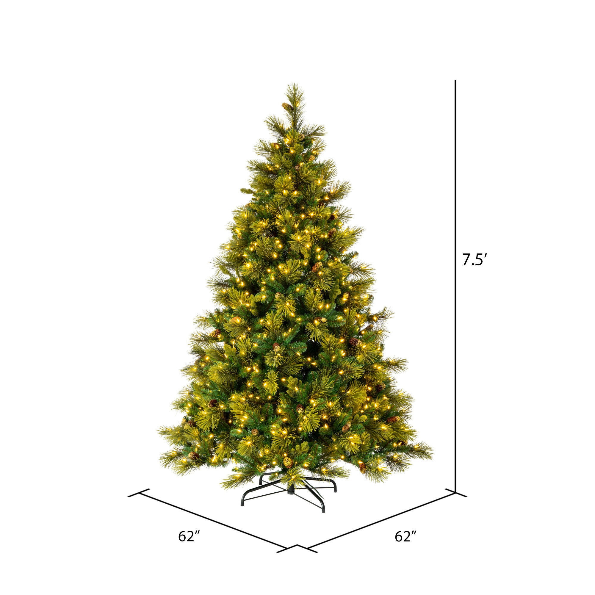 Vickerman DT210576LED Artificial-Christmas-Trees - View #3