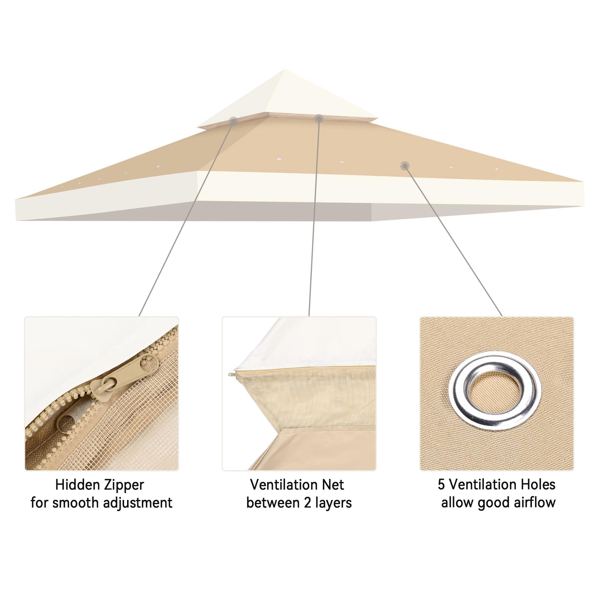 Yescom 07TOP002-10T-0107-LO Canopies-Sl - View #2