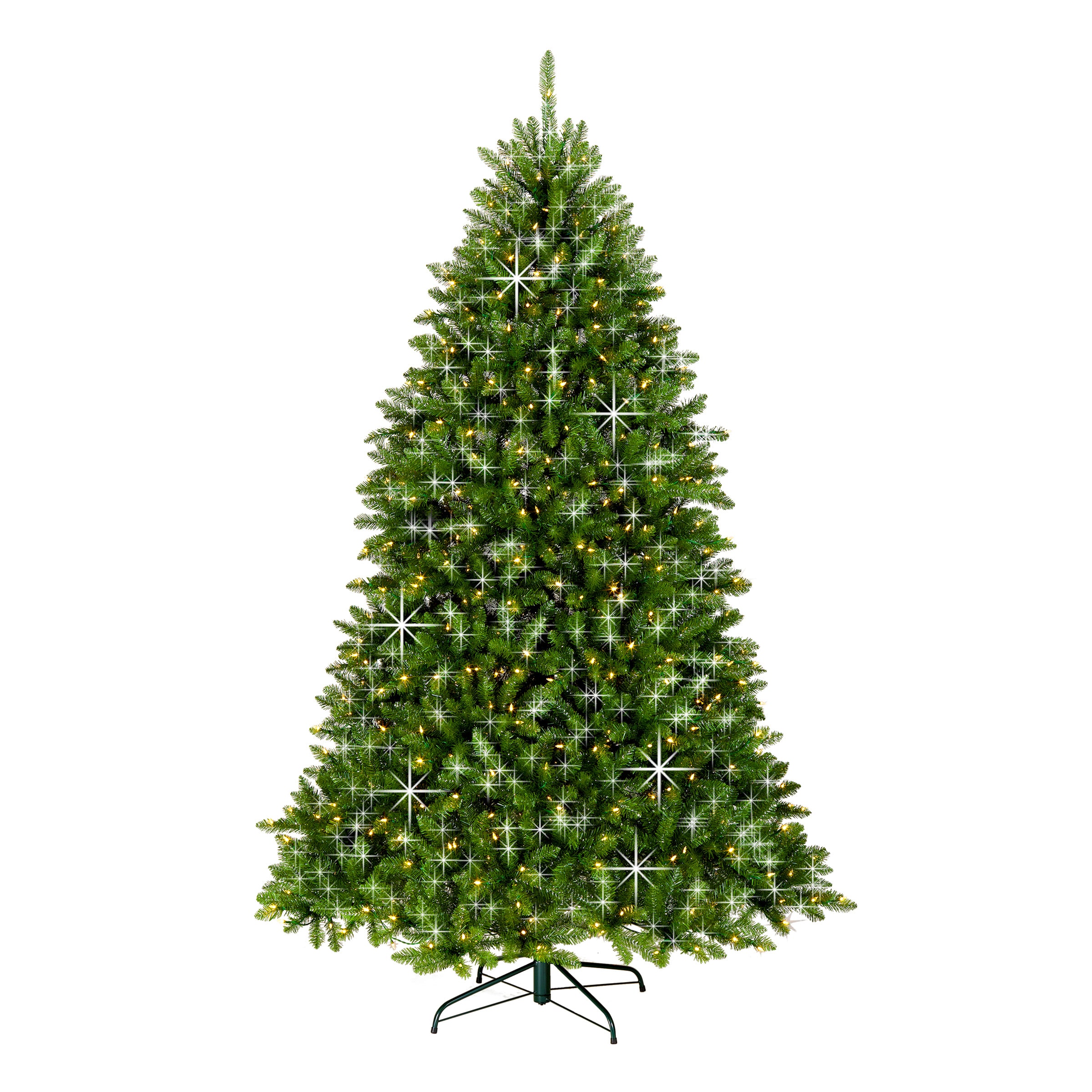 National Tree Company 7.5-Feet Dunhill fir Pre-lit Artificial Christmas Tree with Color Changing LED Lights #DUHS7-D30-75
