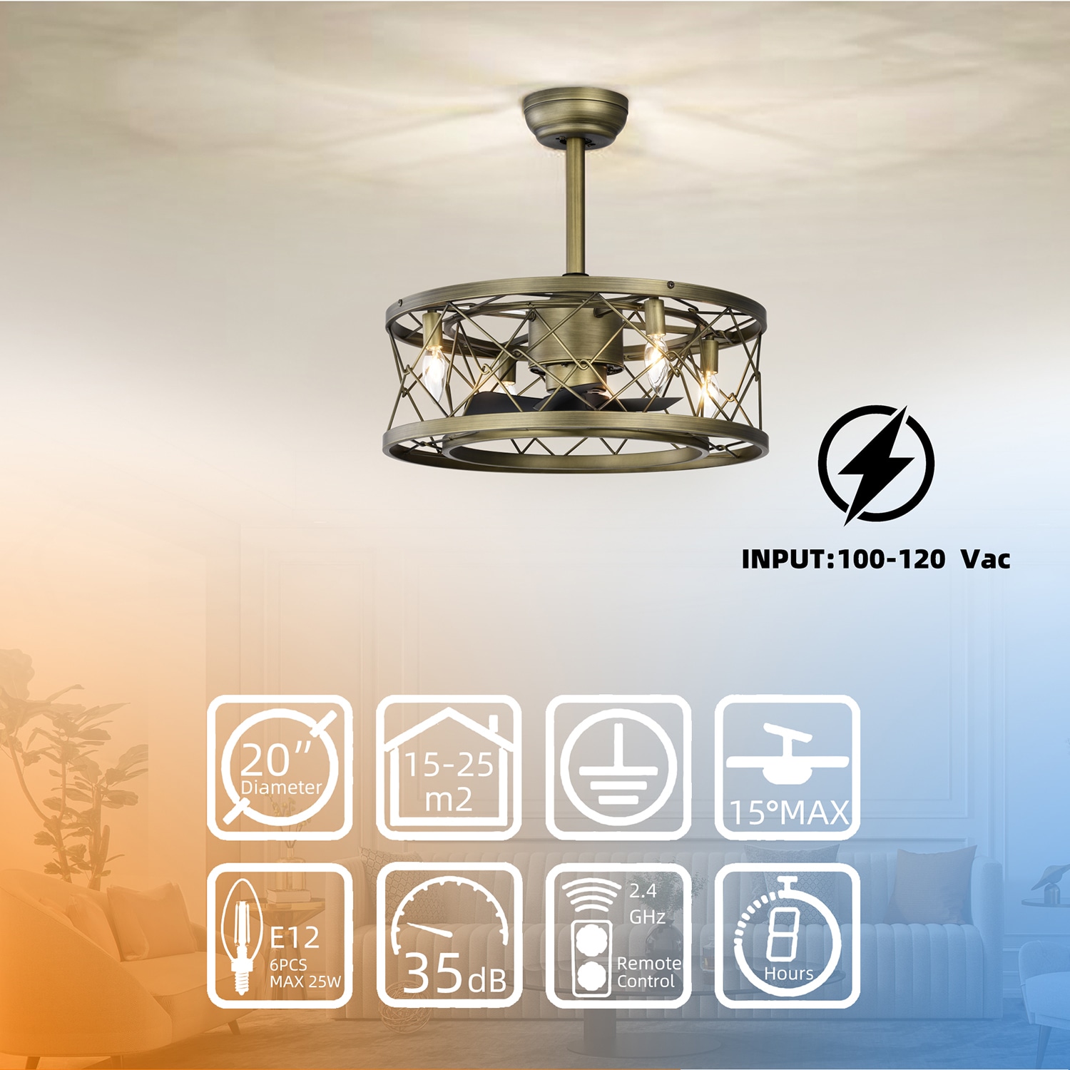 SINOFURN SYA570001GD Ceiling-Fans - View #15