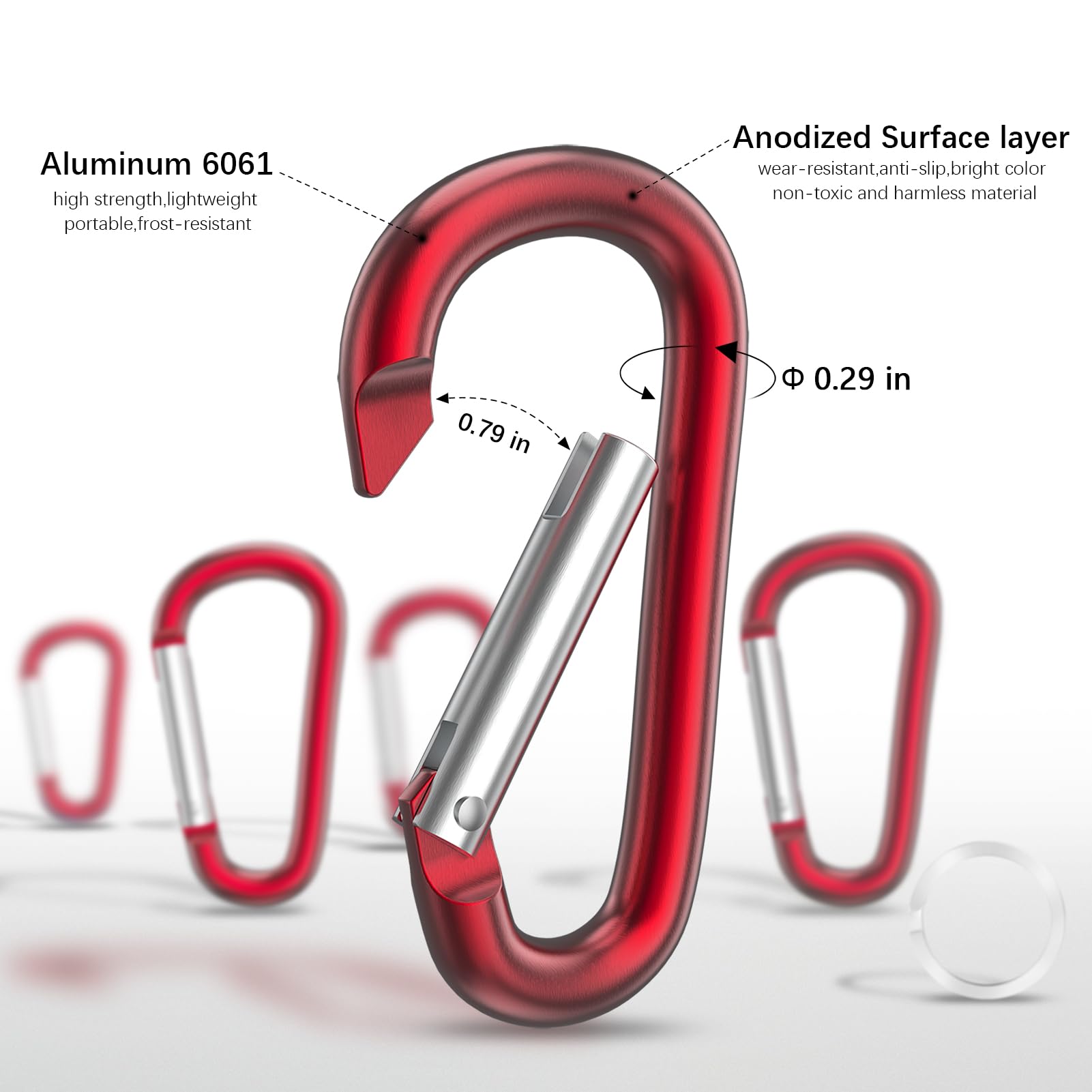 Aoibox LABSD32L carabiners - View #4