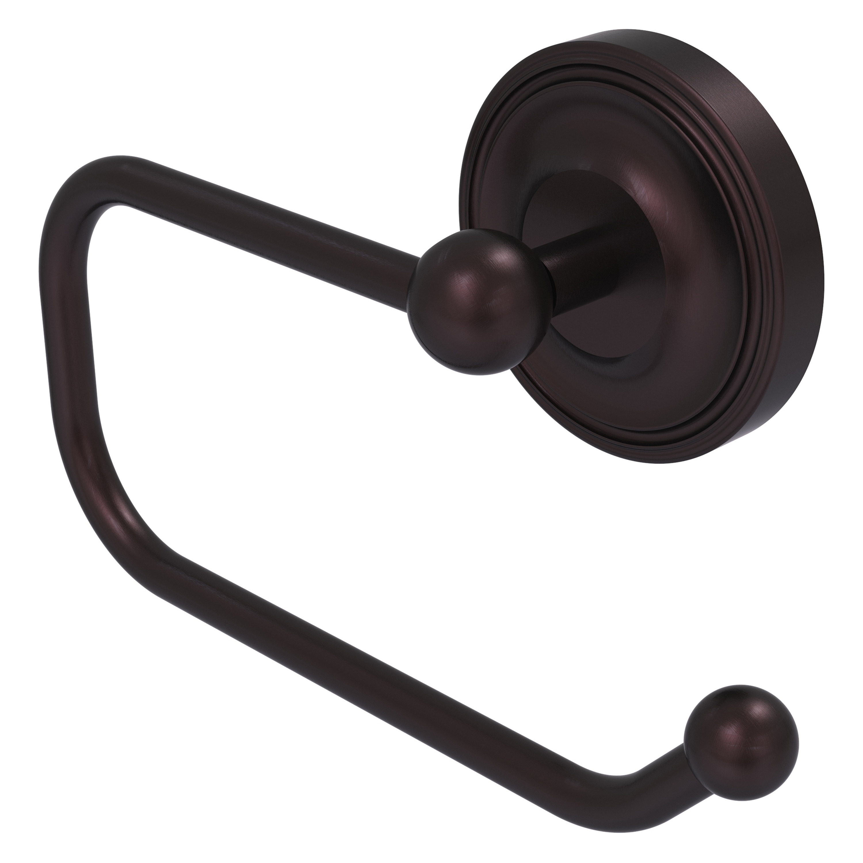 Allied Brass R-24E-ABZ Regal Antique Bronze Wall mount Single post Toilet Paper Holder 1 -Rolls with Storage