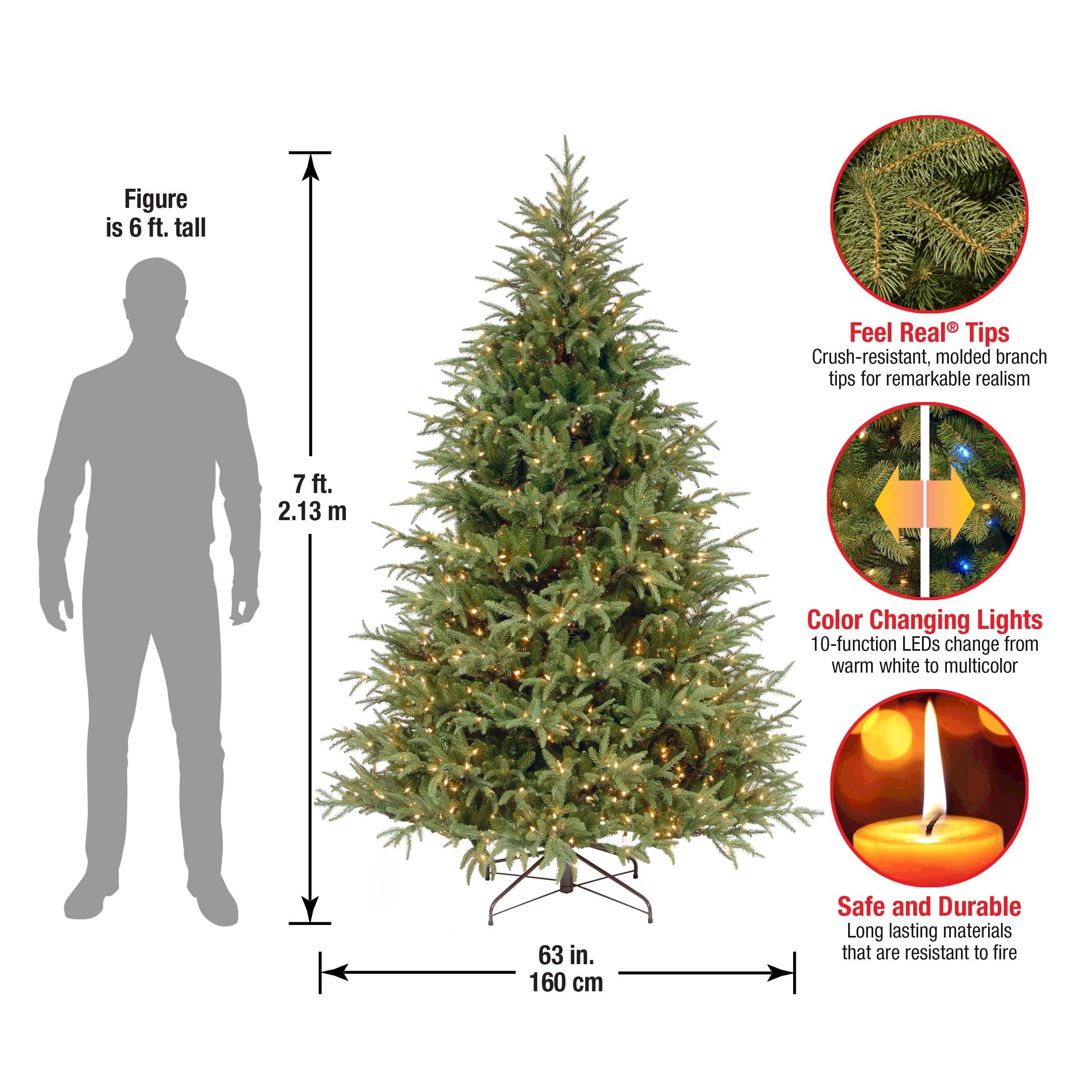 National Tree Company PEFG4-308D-70 Artificial-Christmas-Trees - View #4
