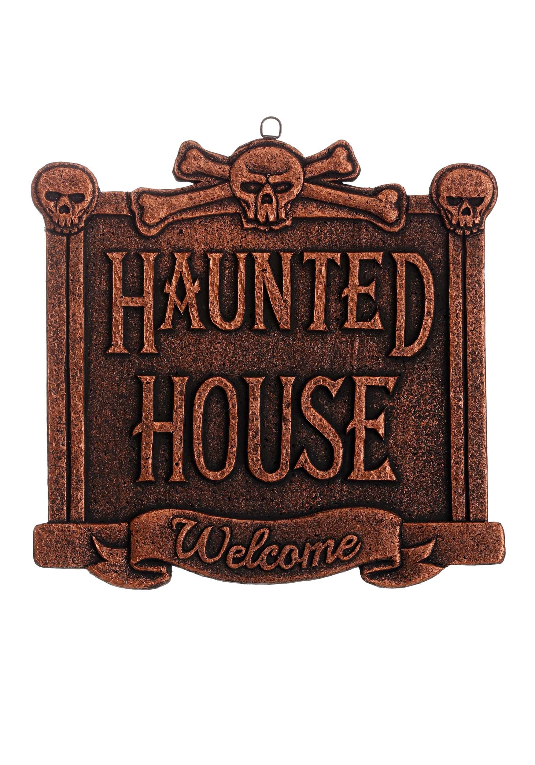 HalloweenCostumes.com FUN2963-ST FUN Costumes Haunted House 13 Welcome Sign Halloween Signs Standard