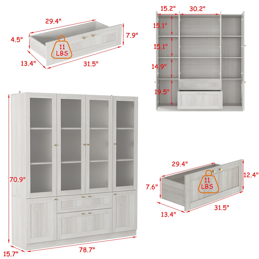 Homsee V-KF020522-01-AB bookcases - View #16