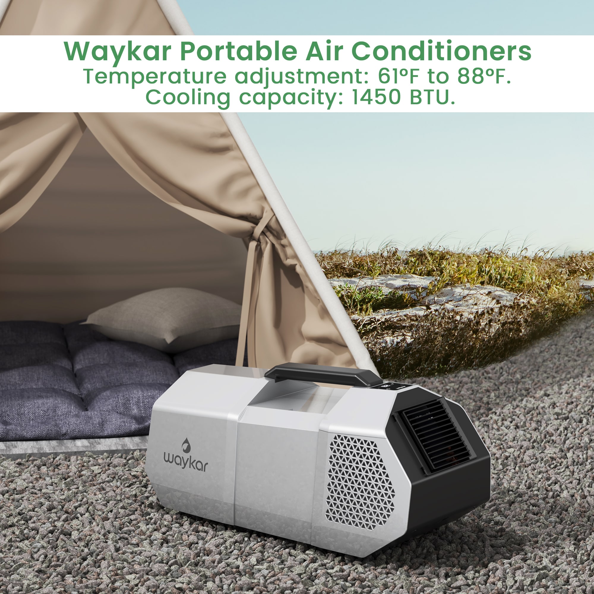 waykar 001C-BL Portable-Air-Conditioners - View #3