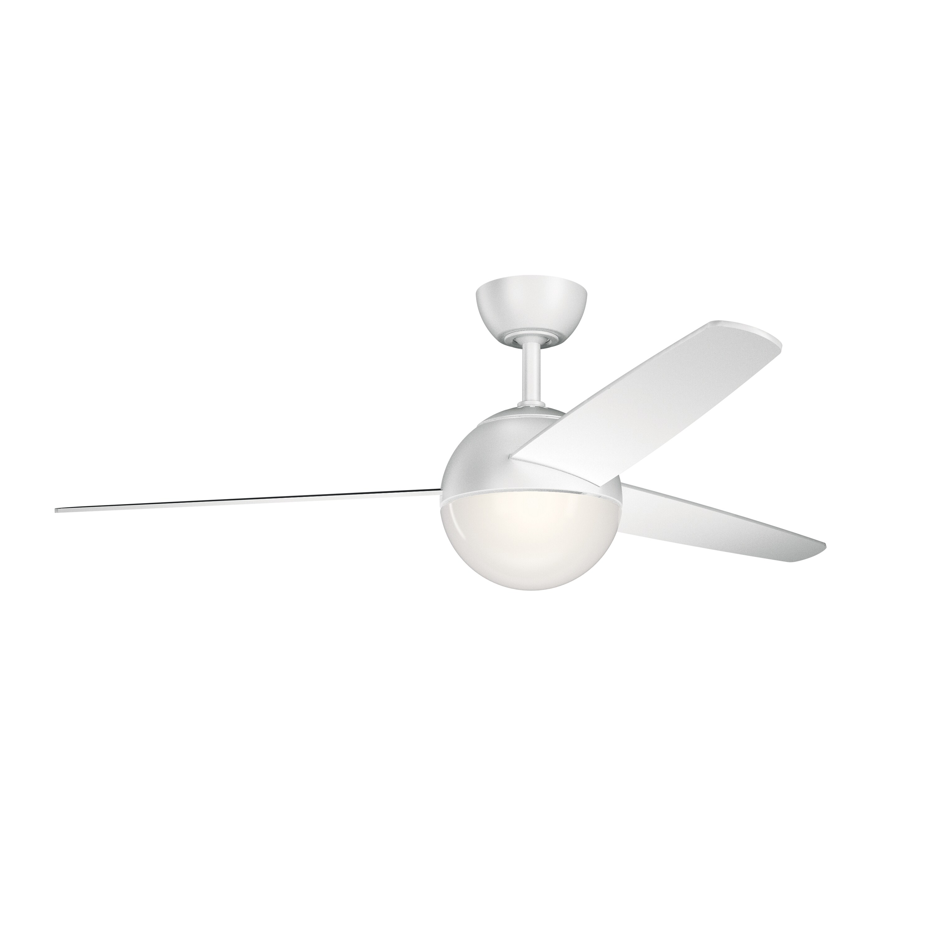 Spyra LED 62 Ceiling Fan in Matte White