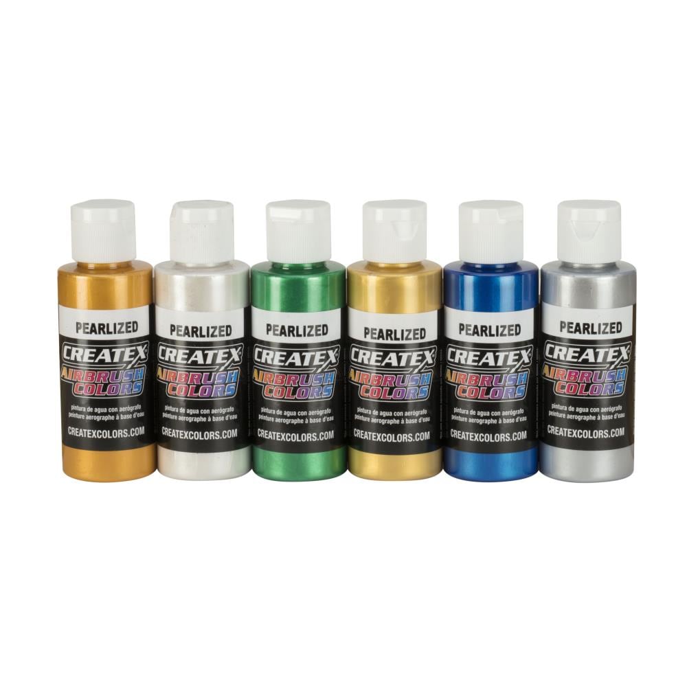 Createx Airbrush Pearlescent 6-Color Set