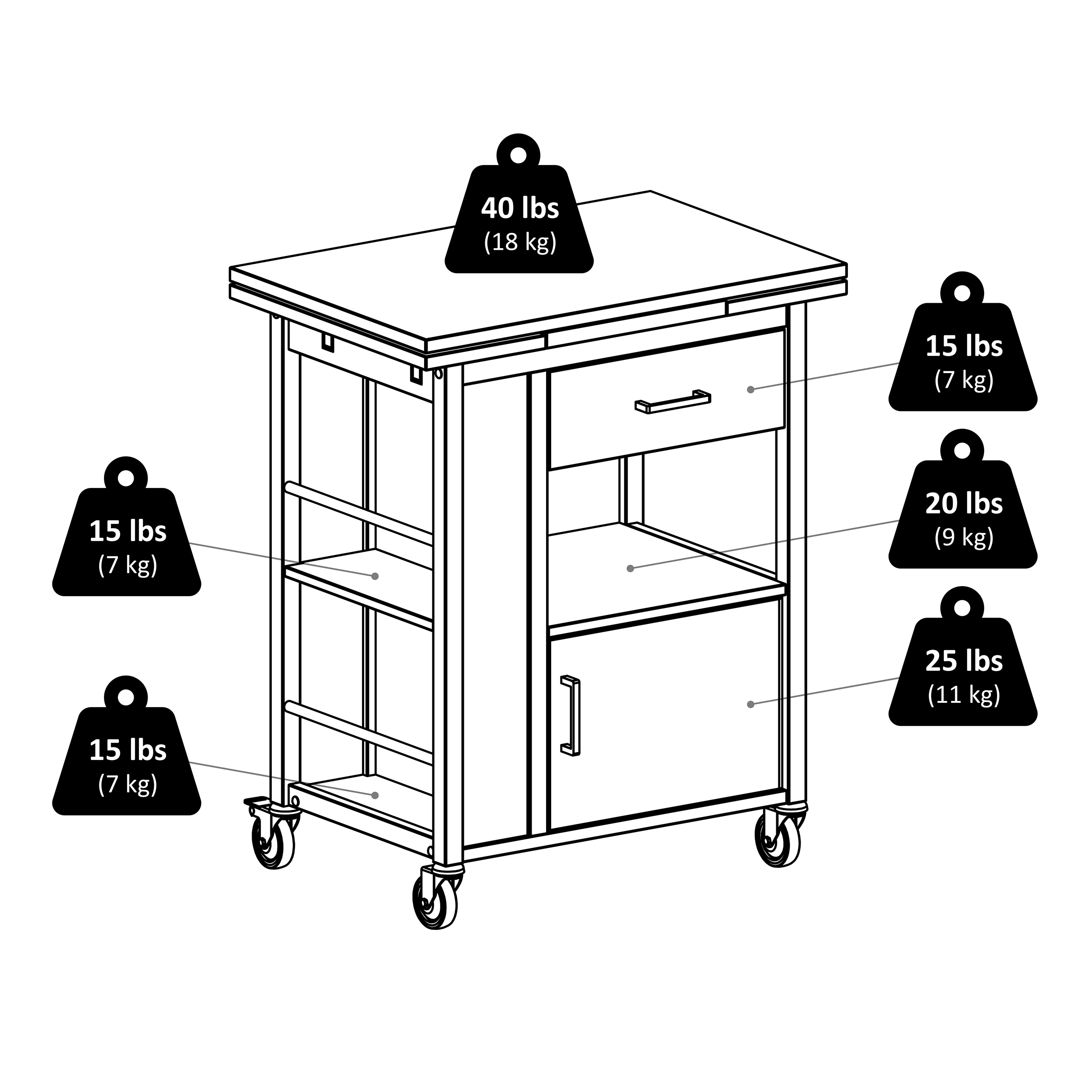 Winsome Wood 94643 Kitchen-Furniture - View #11