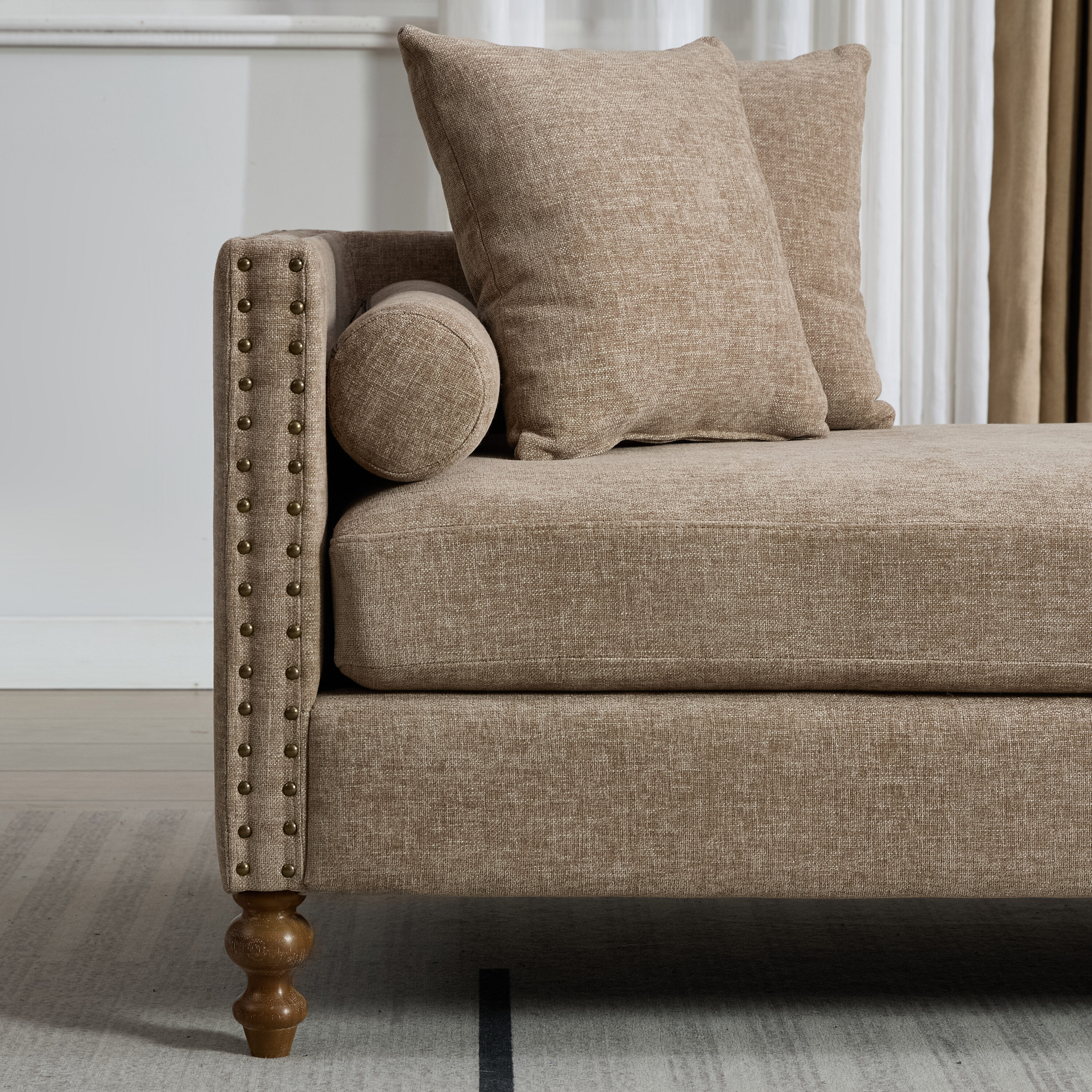 Hrinhom HC-W6106-TAUPE Sofas-Loveseats - View #9