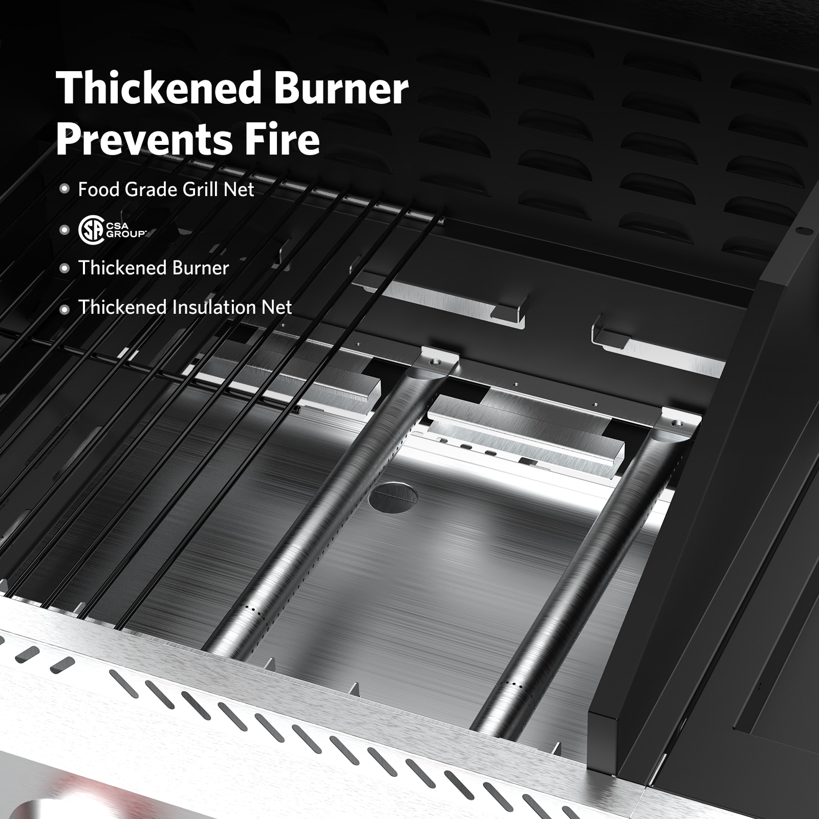 COWSAR LSG01GG41B Gas-Grill - View #14