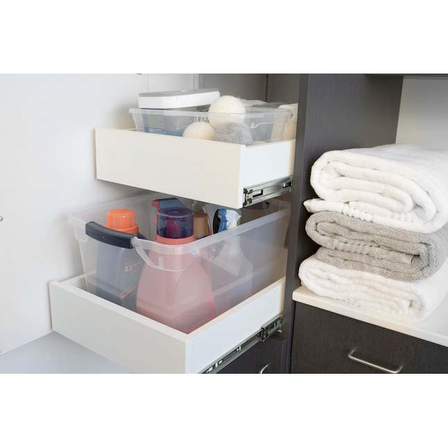 Rubbermaid Cleverstore 95-Quart Storage Tote with Lid - Clear, 95 qt -  Kroger