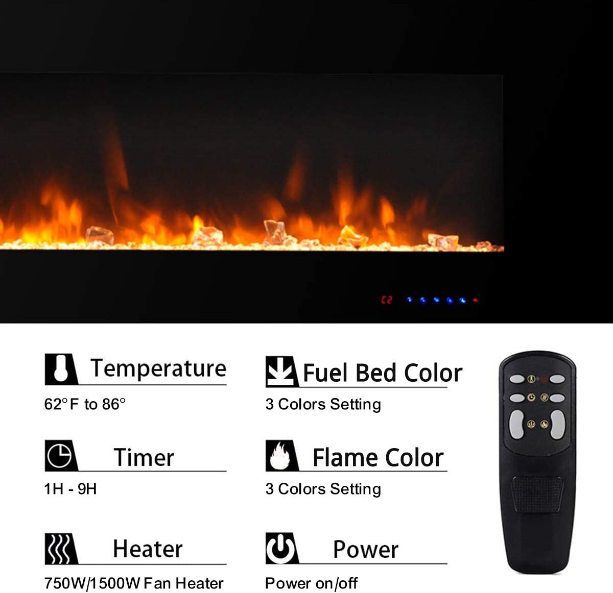 EdenDirect LW-WM72 Electric-Fireplaces - View #11