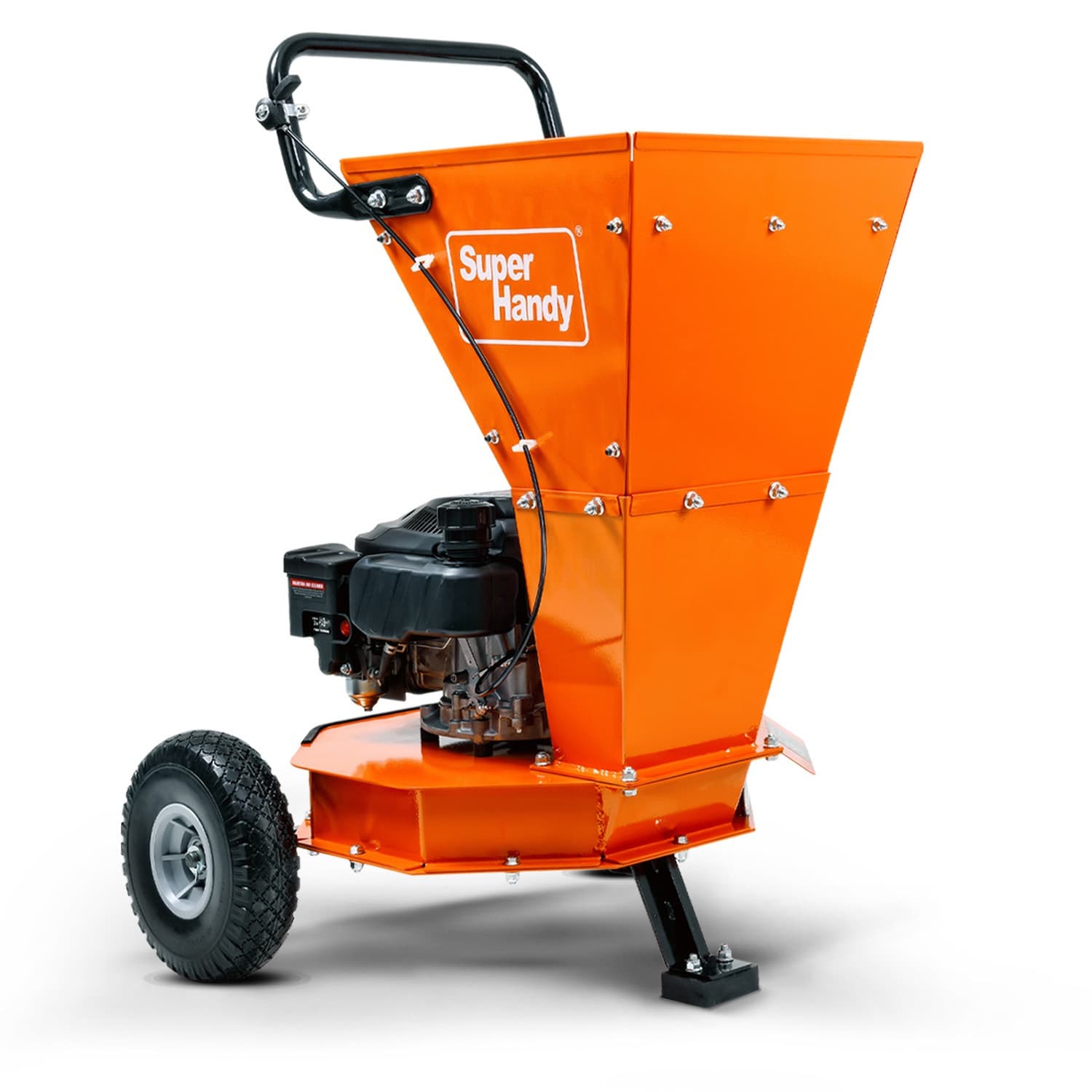SuperHandy GUO083 Manual 3.4 -HP Gas Wood Chipper, 1-in Maximum Branch Diameter