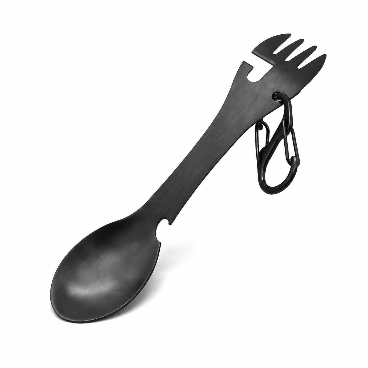 KHKFY  5-in-1 Utility Tactical Spork Stainless Steel Spoon Fork Knife Can Opener Combo for Camping Hiking Backpacking durable home and garden
