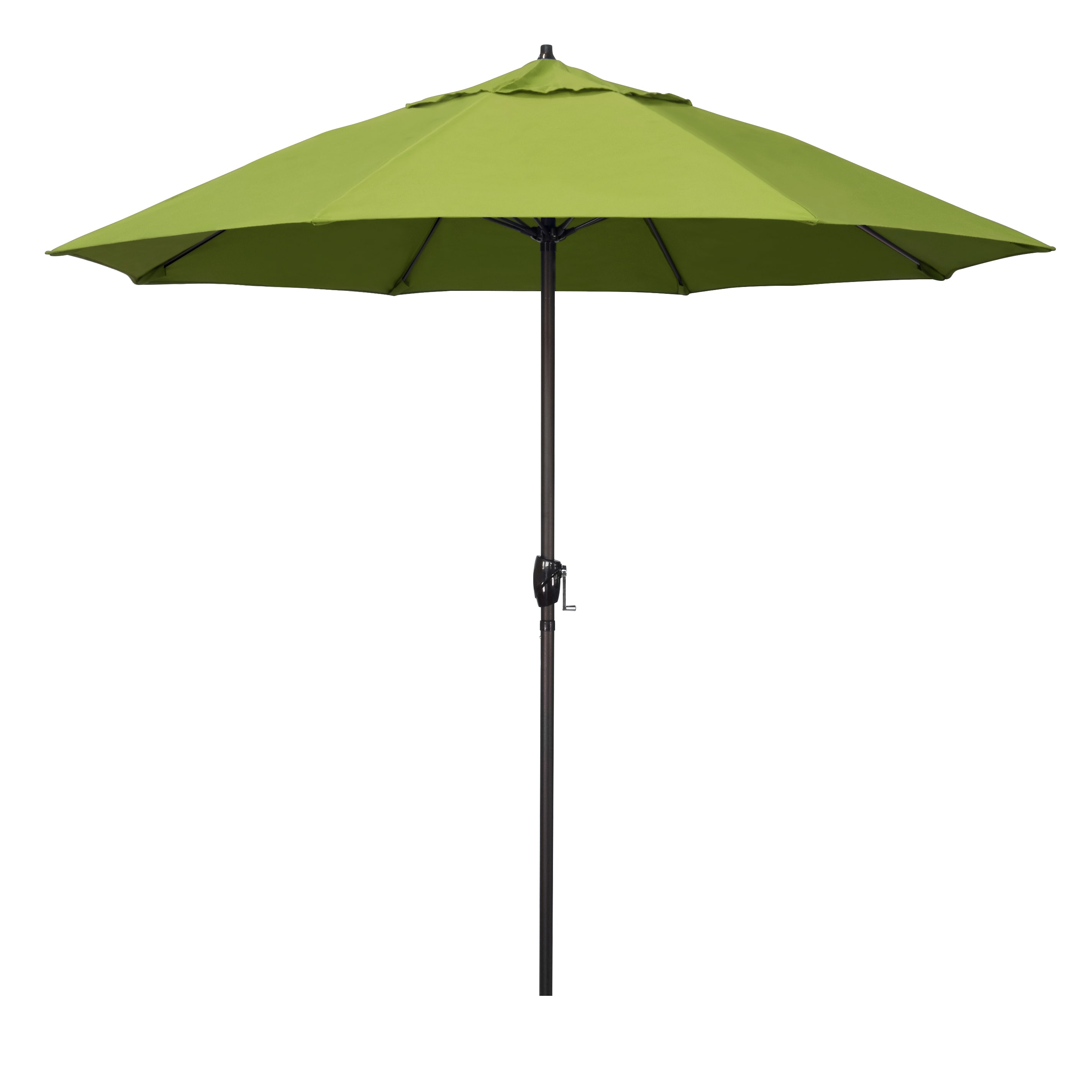 California Umbrella ATAF908117-5429 9-ft Aluminum Green Market Patio Umbrella