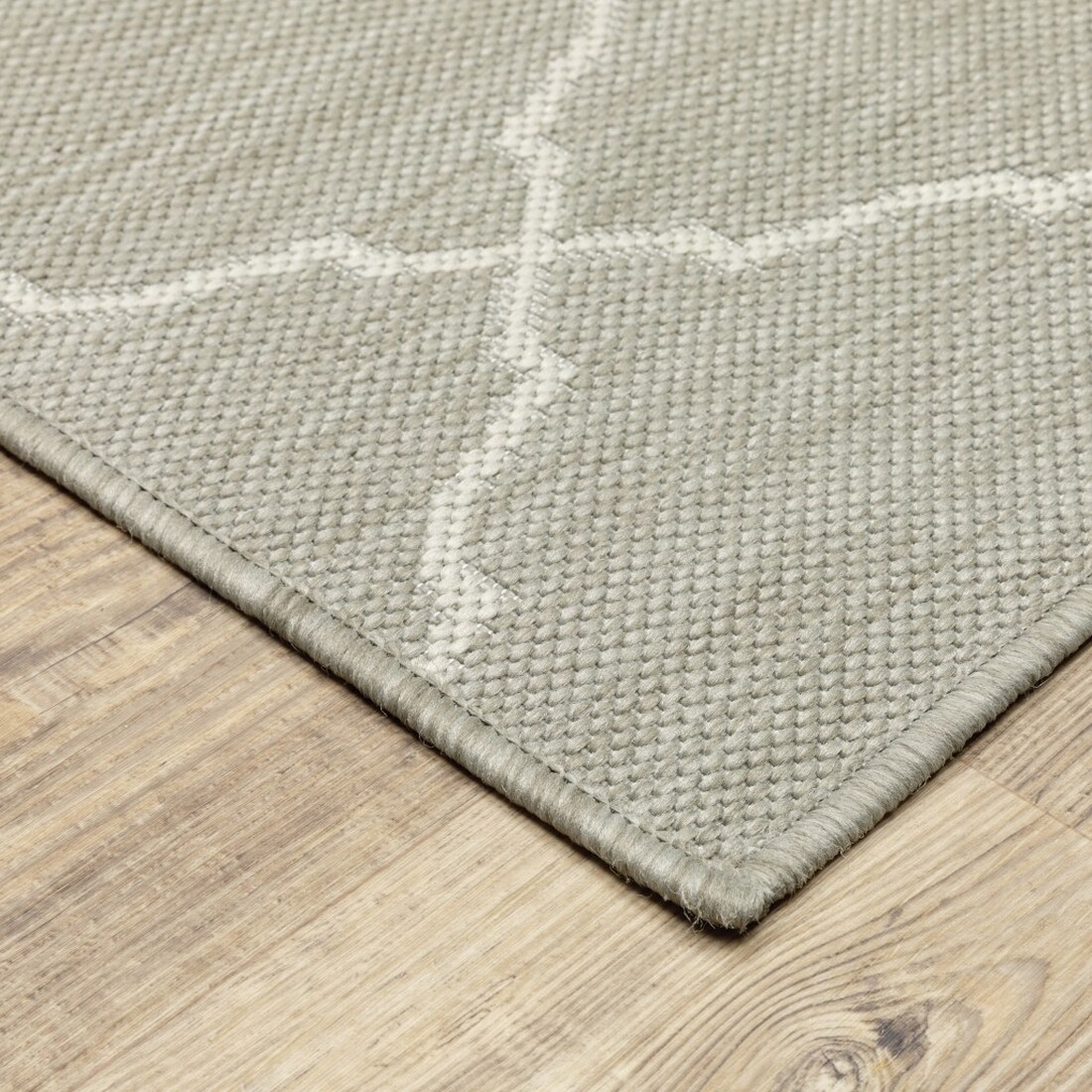 HomeRoots 3 x 5 Grey Indoor/Outdoor Area Rug at Lowes.com