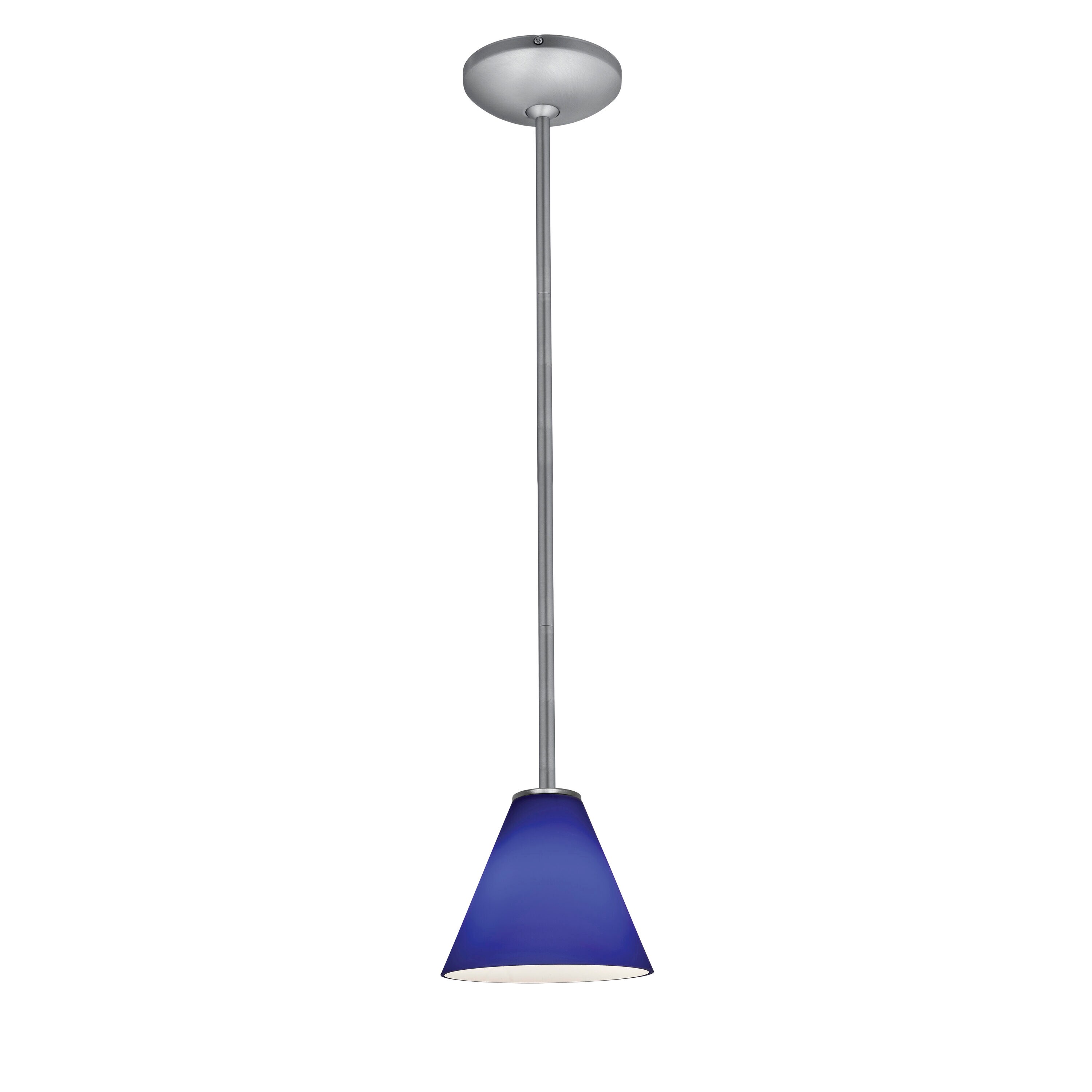Access Lighting 28004-3R-BS/COB Martini Brushed Steel Modern/contemporary Geometric Mini Hanging Pendant light