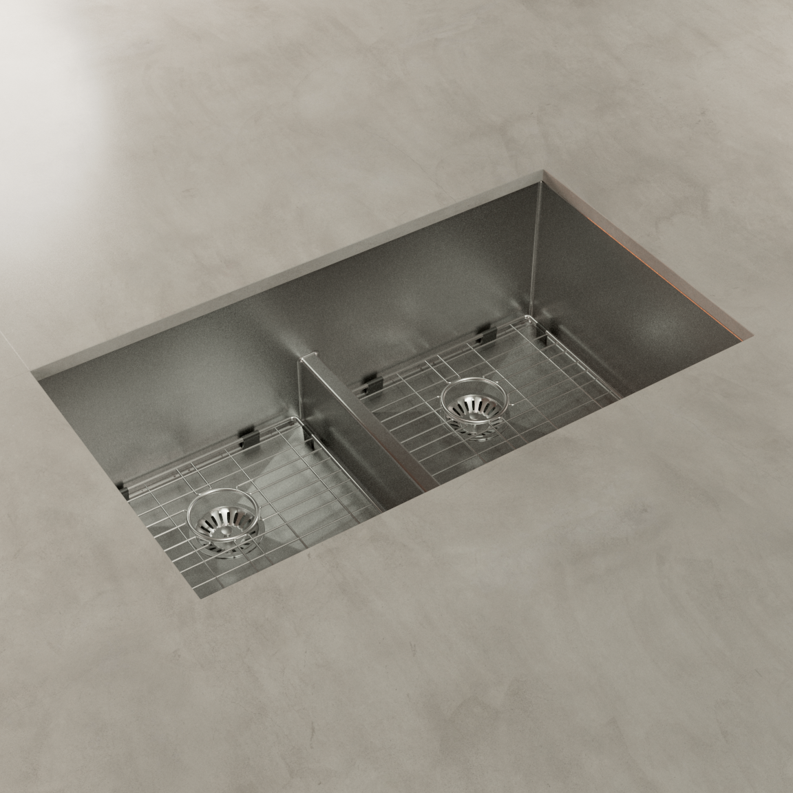 Valley Bath and Kitchen STAVE3219LDDB Kitchen-Sinks - View #4