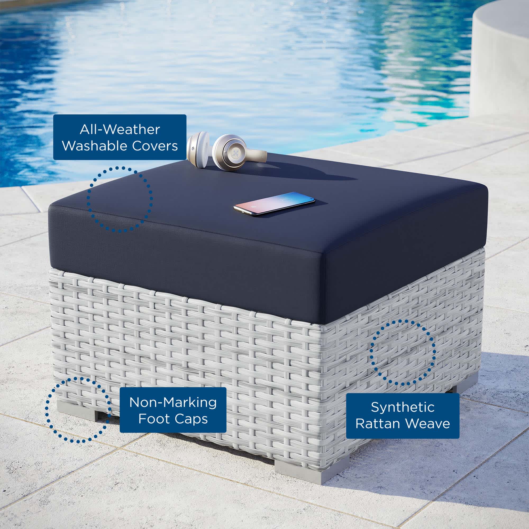 Modway EEI-4301-LGR-NAV Stools-Ottomans - View #3