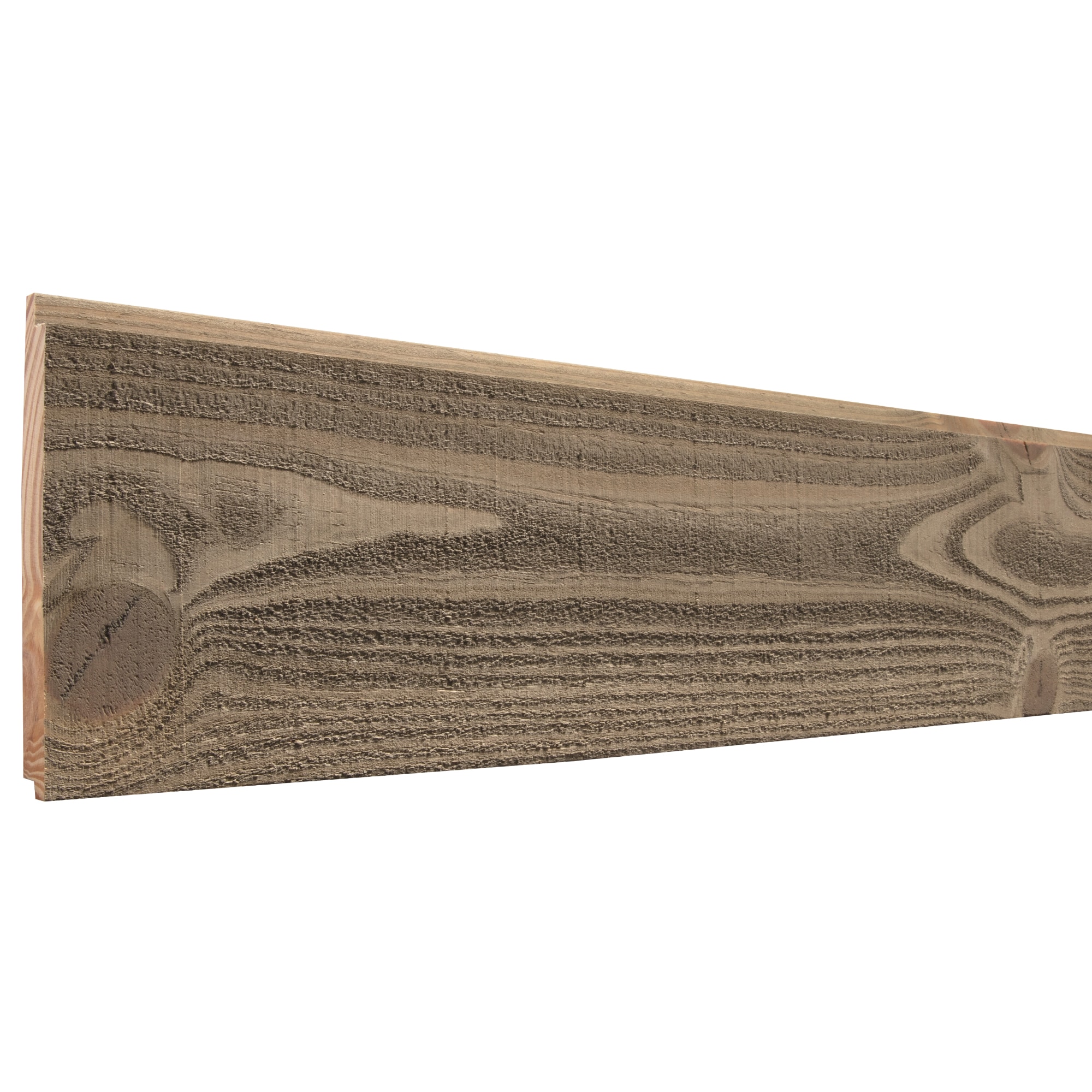 RELIABILT 58X6X8-RSP 5-3/8-in x 8-ft Stained Smooth Pewter Pine Shiplap Wall Plank ( 3.58-sq ft )