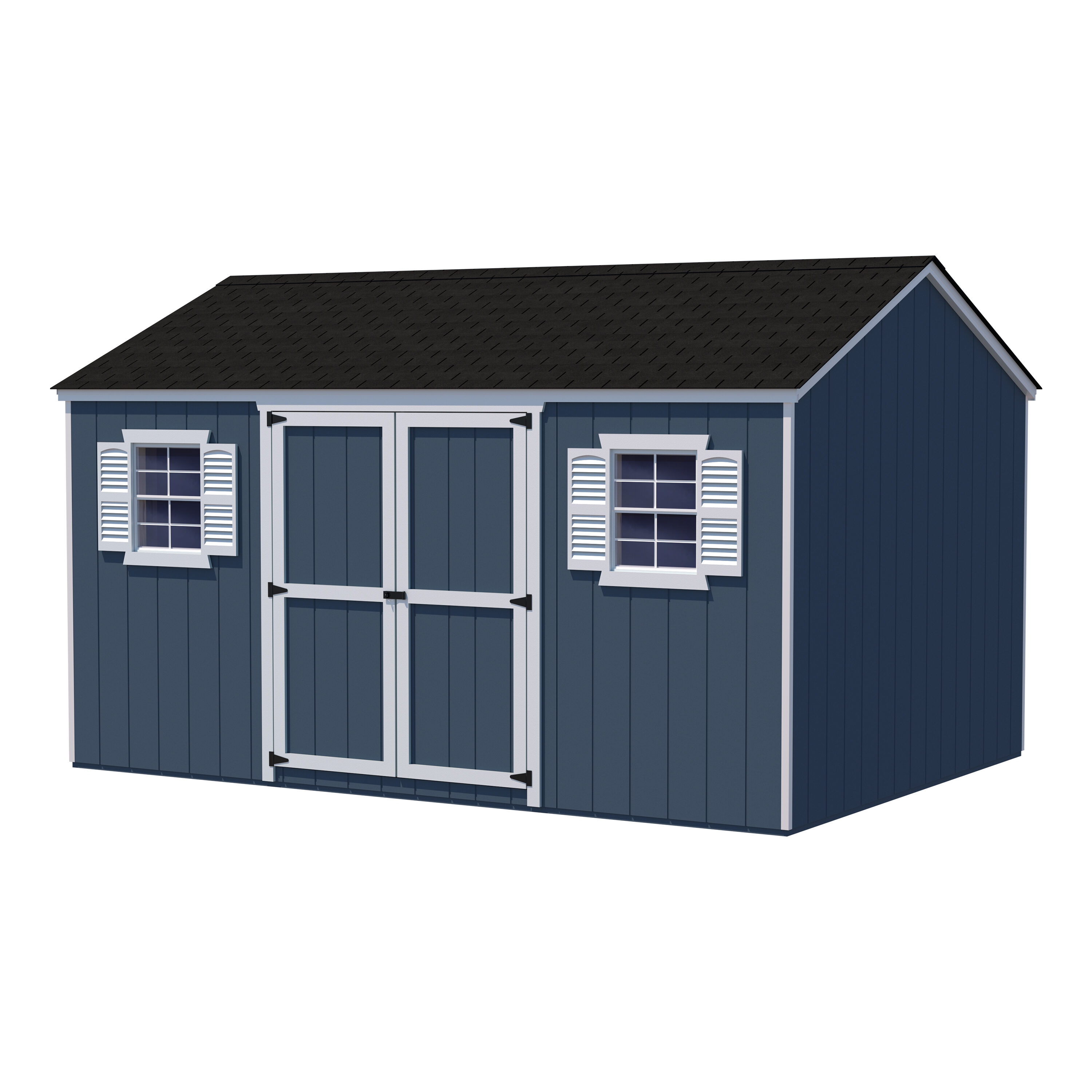 Value Workshop 8-ft x 12-ft Wood Storage Shed | - Little Cottage Company 8X12 VWS-WPC