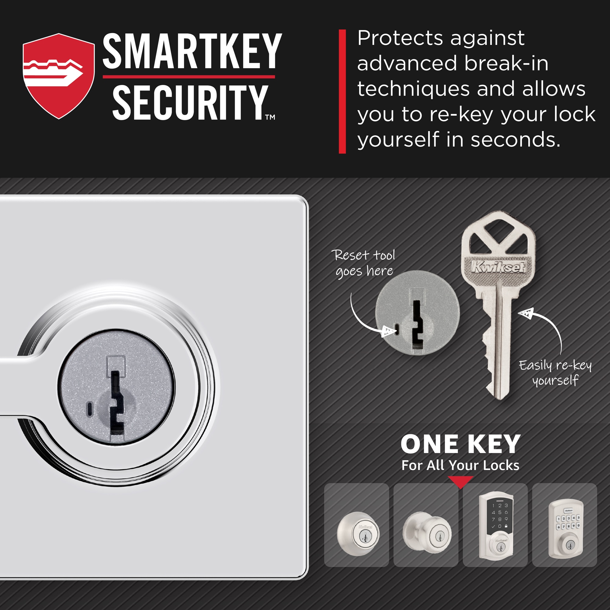 Kwikset 405CSL SQT 26 SMT Door-Handles - View #4