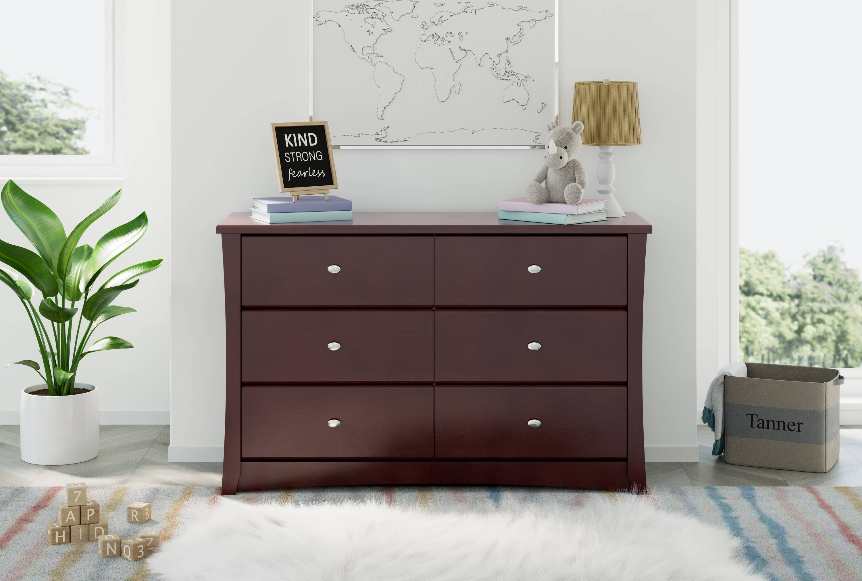 Storkcraft crescent outlet dresser