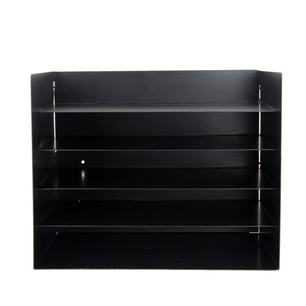 Mind Reader IFILE5-BLK 5-Compartment Black Metal Letter Tray