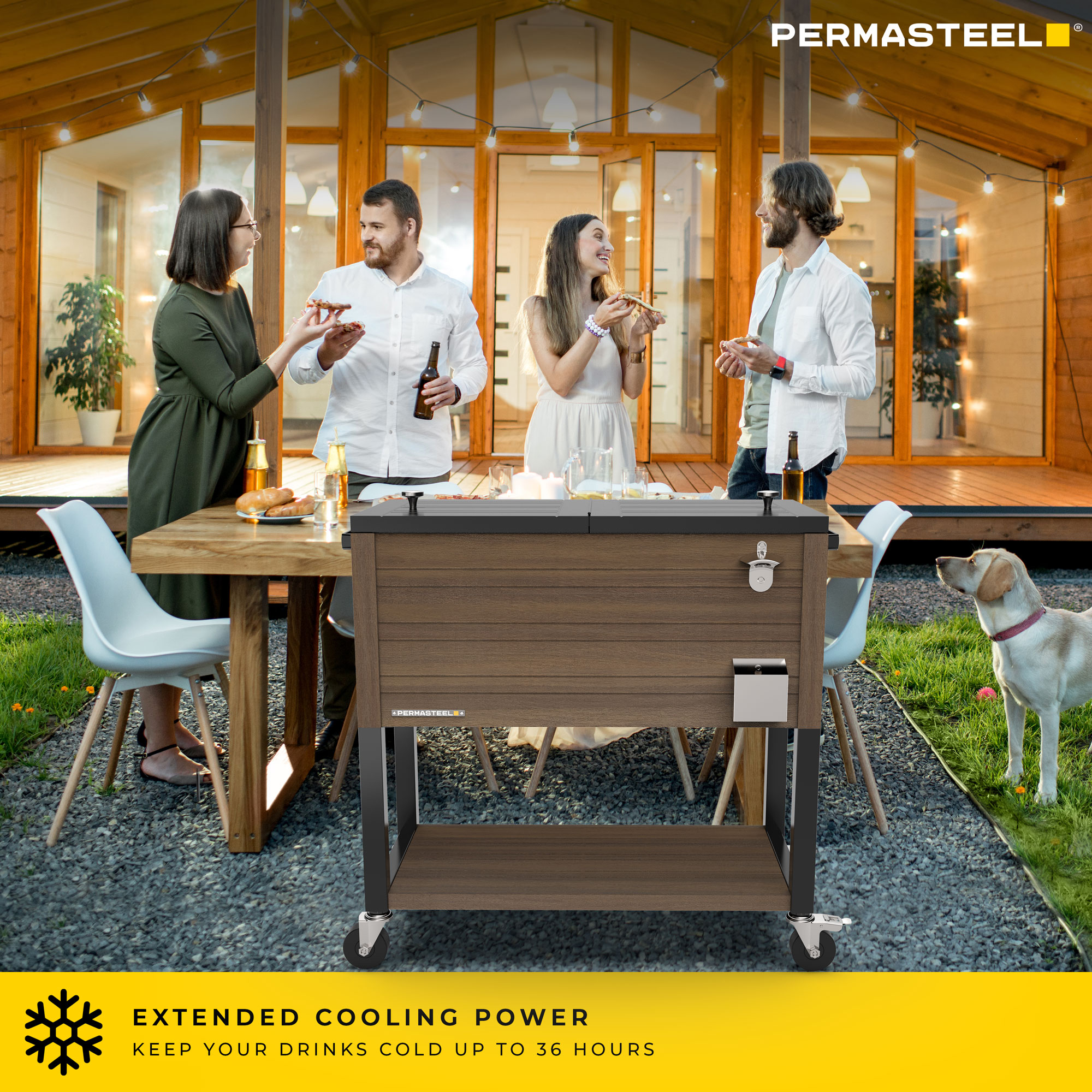 Permasteel LC-205D-BR Beverage-Coolers - View #2