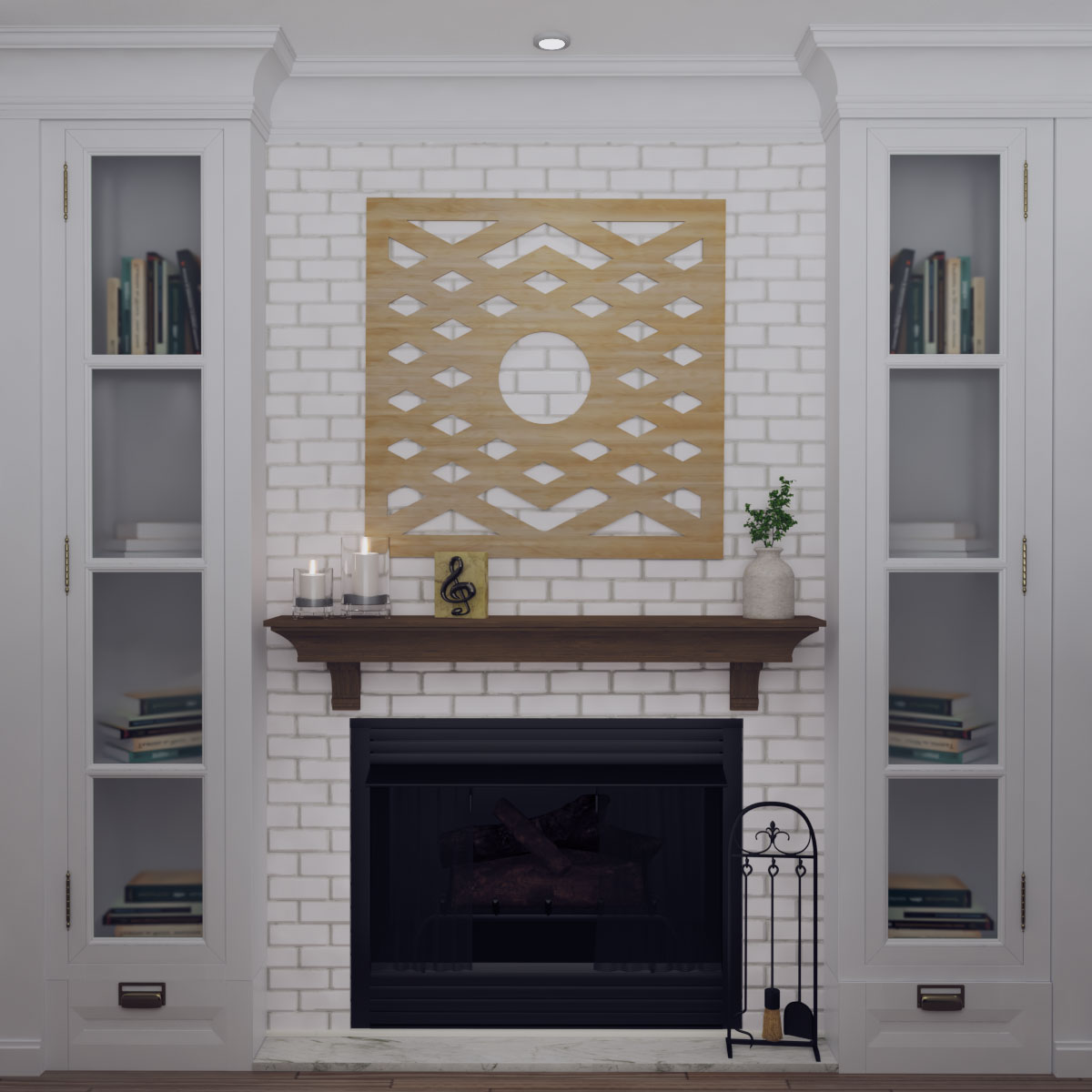 Ekena Millwork CMWP26X26X0250CHHI Ceiling-Medallions - View #14