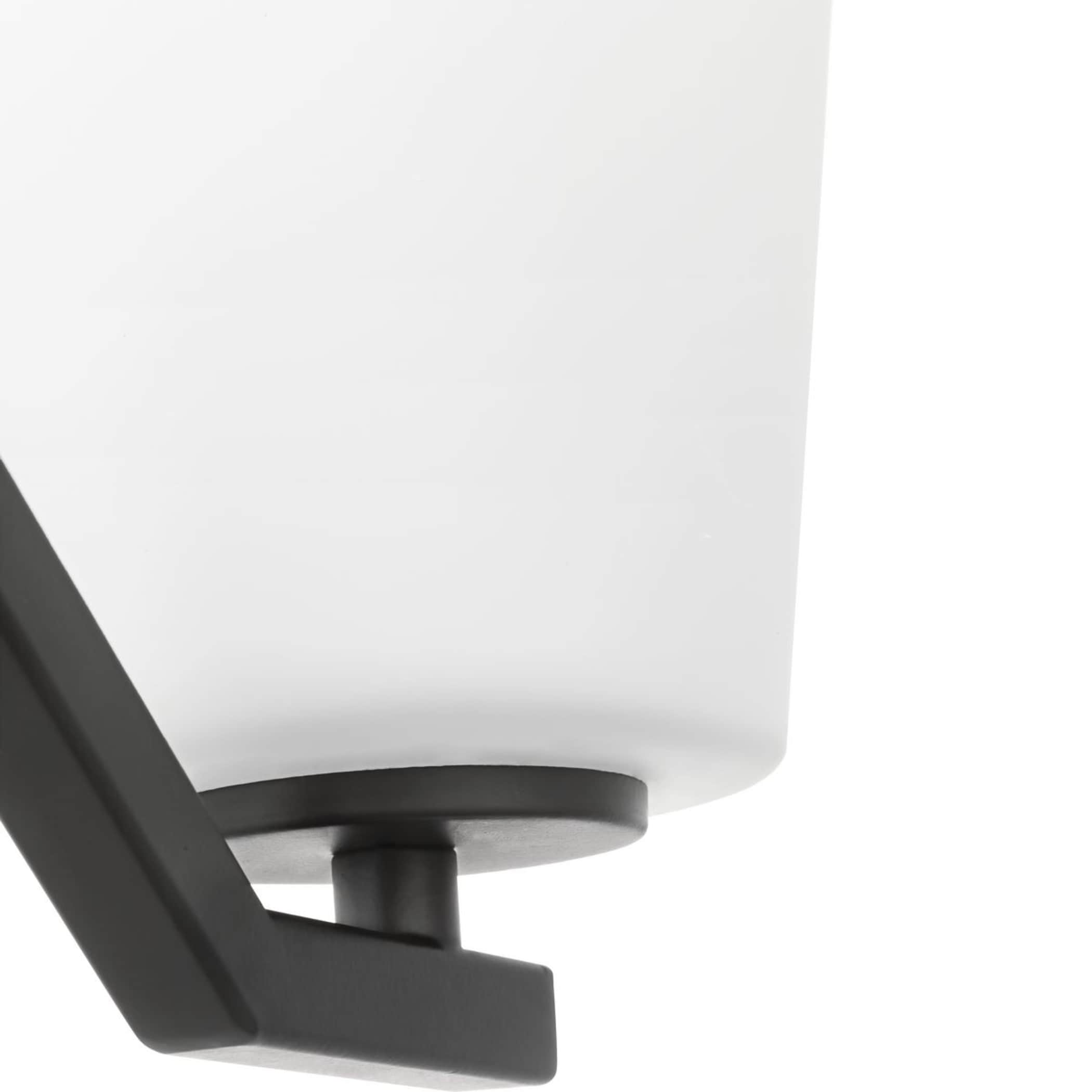 Vertex Matte Black Angular Five Light Chandelier