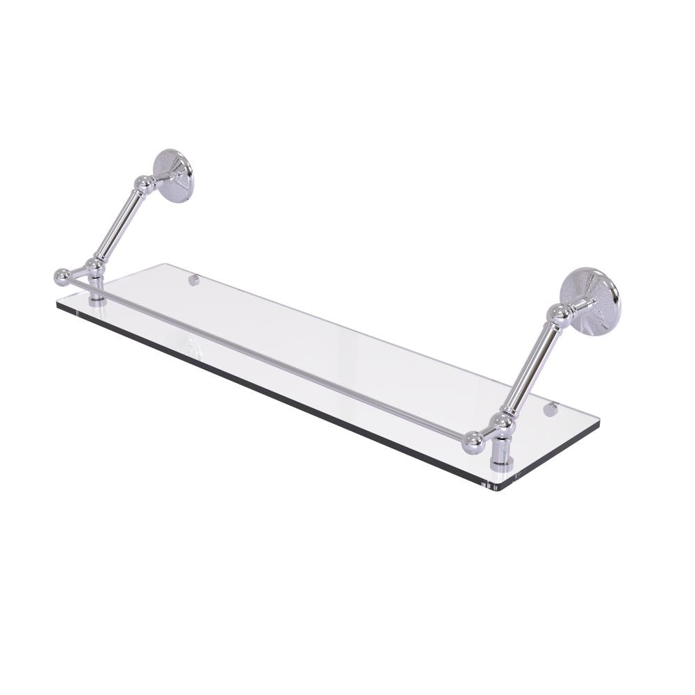Allied Brass PMC-1-30-GAL-PC Prestige Monte Carlo Polished Chrome Wall mount Bathroom Shelf ( 30-in x 8-in x 8-in )