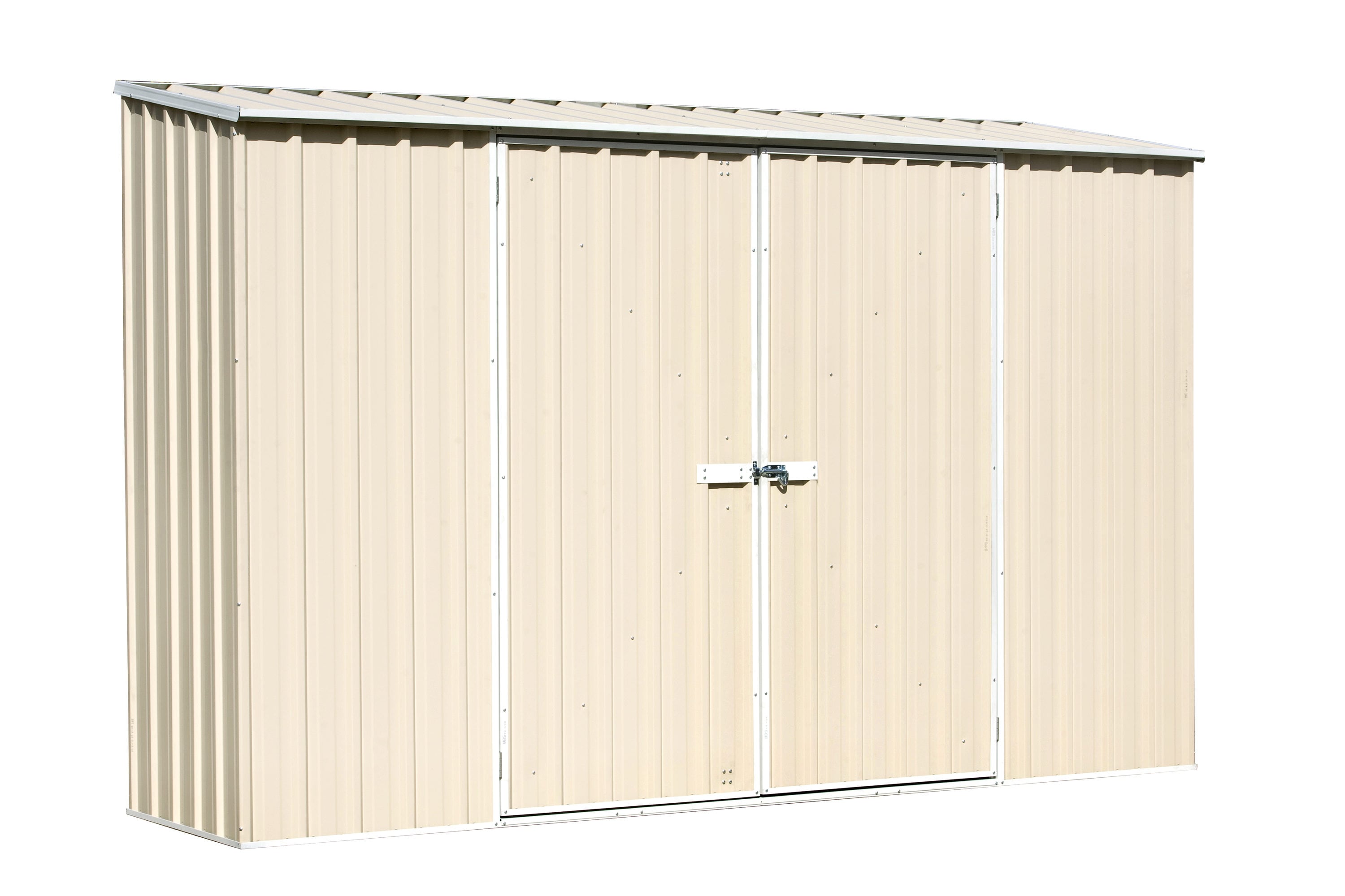 ABSCO PBJ30082SK 10-ft x 3-ft Space Saver shed Galvanized Steel Storage Shed