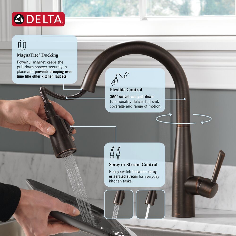 Delta 9113-RB-DST Kitchen-Faucets - View #8