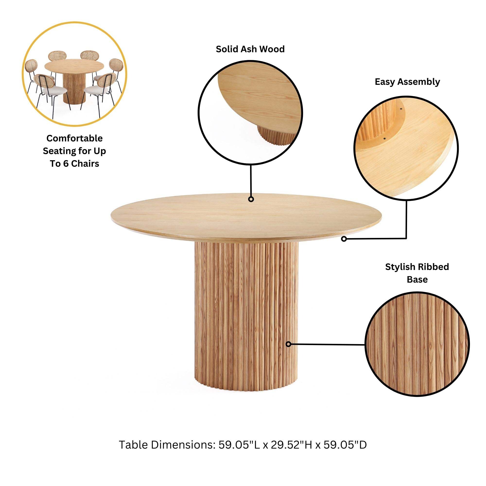 Manhattan Comfort DT05-NA Dining-Tables - View #4