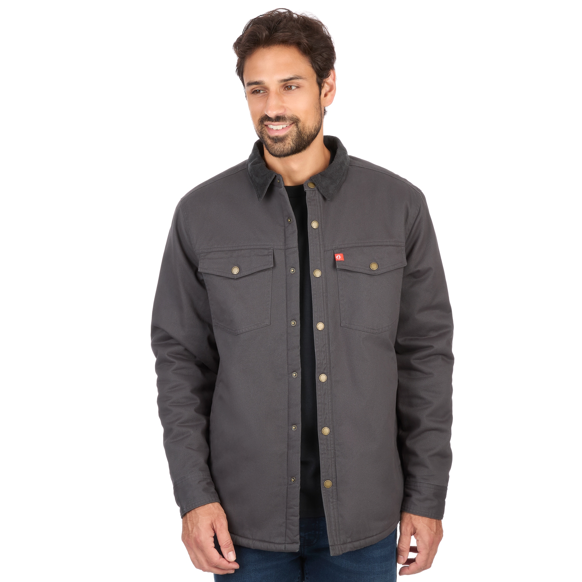 The American Outdoorsman - Men's SMOKEY TROUT Twill Shirt jacket ( L )