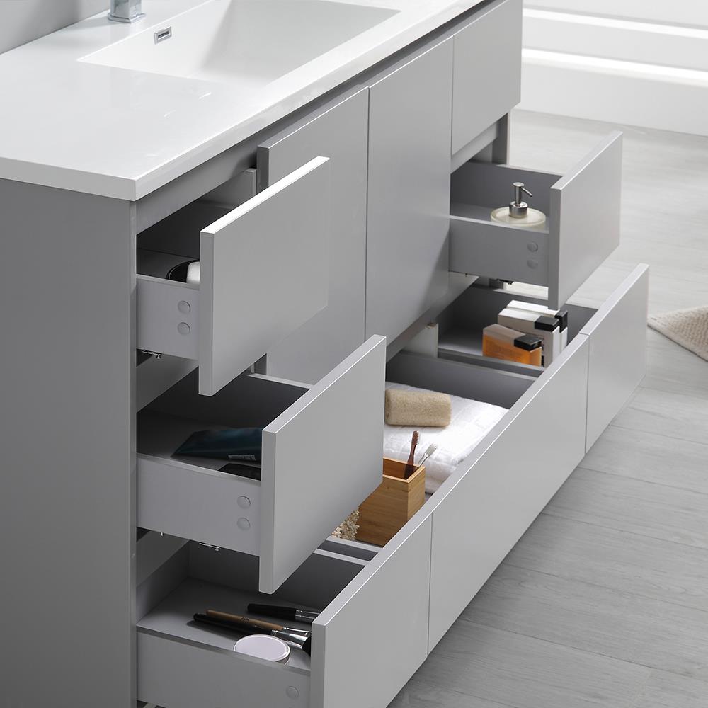 Fresca FCB9360GR-S-I Bath-Vanity-Combo - View #9