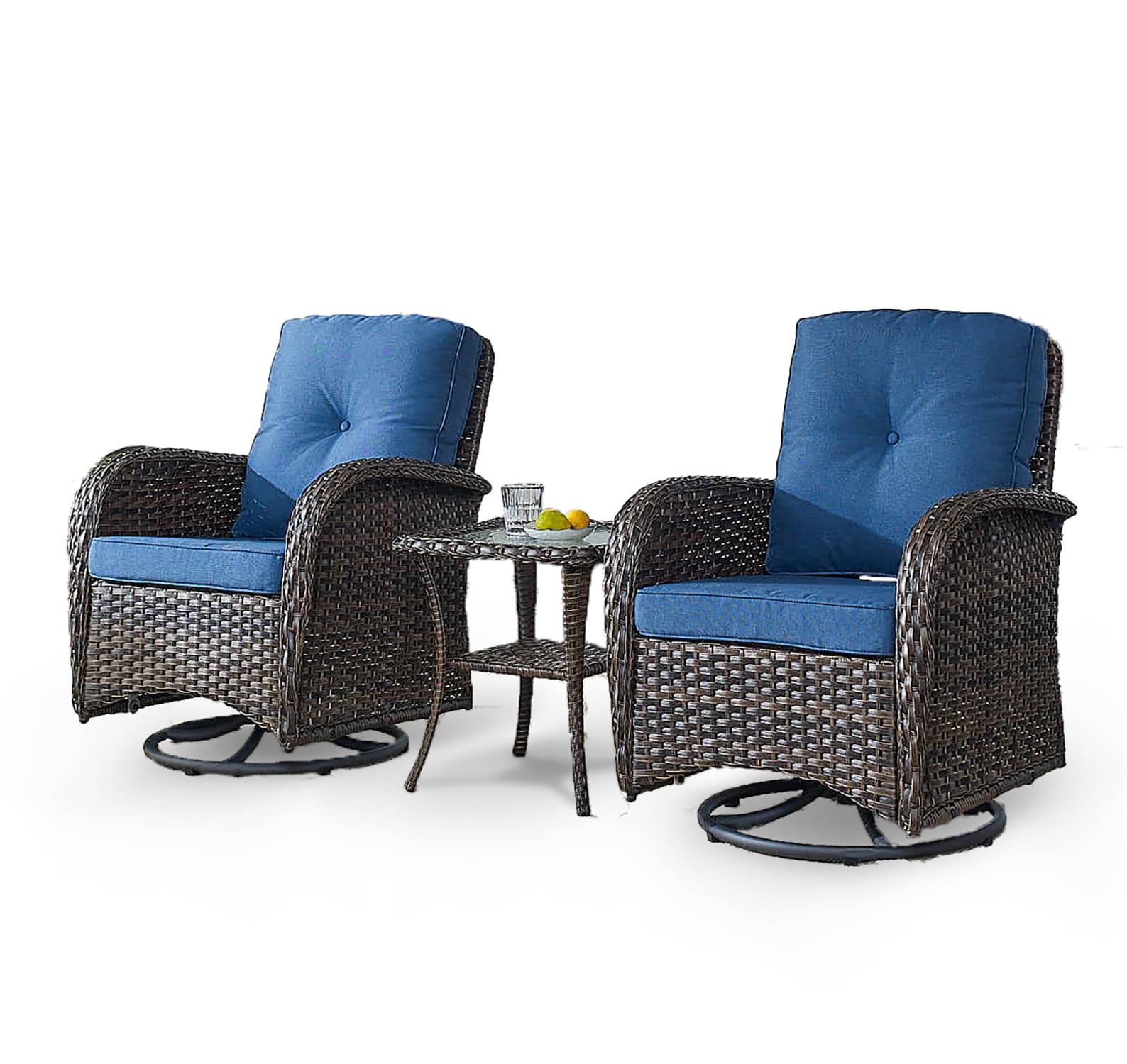 Conway 2-pack Patio Swivel Chairs