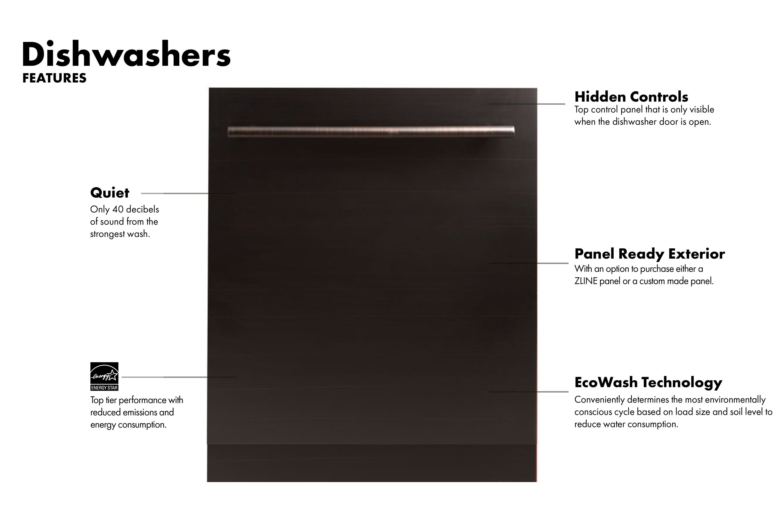 ZLINE KITCHEN & BATH DW-ORB-24 Builtin-Dish - View #14