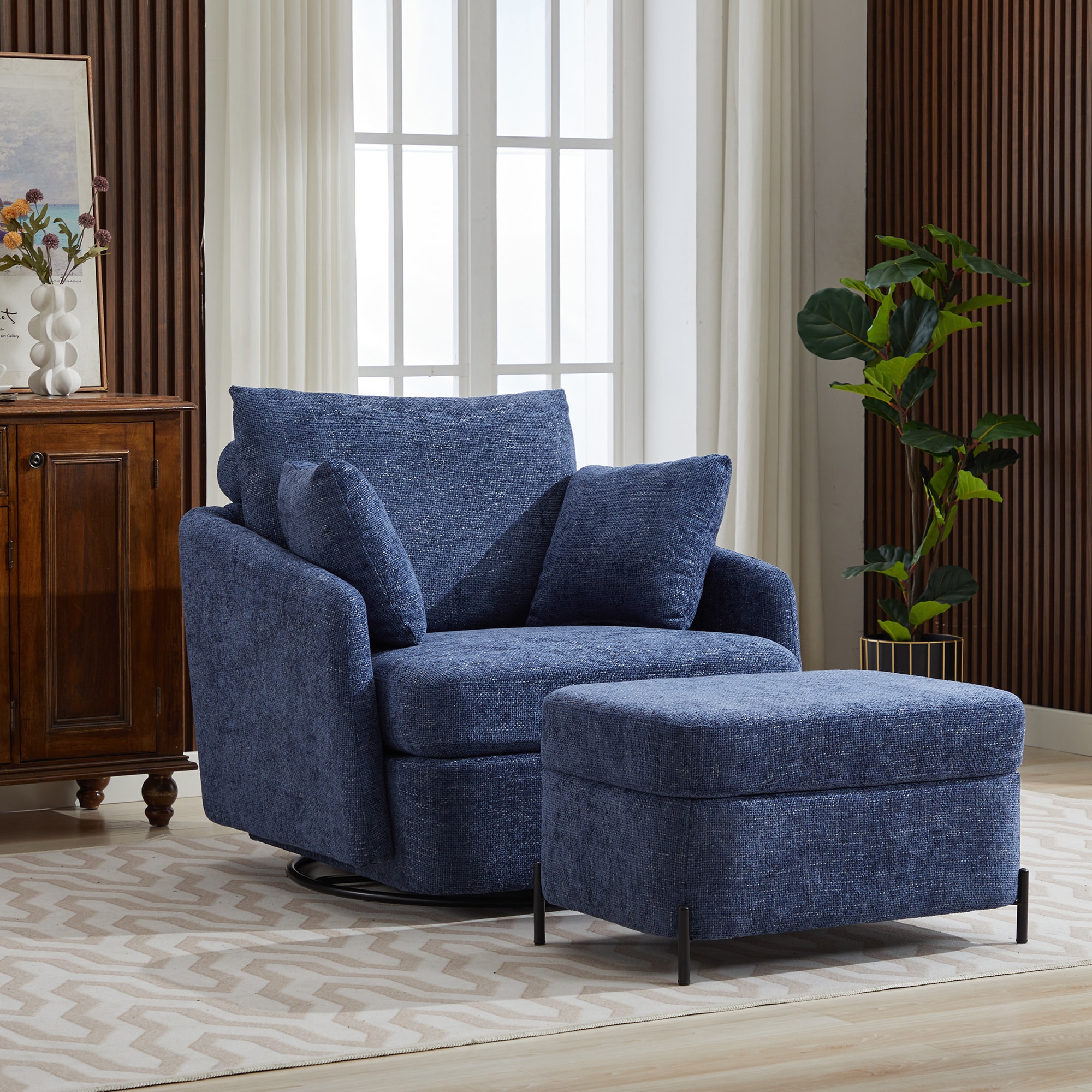 Aortzio HM-A1082-NAVY chairs - View #2