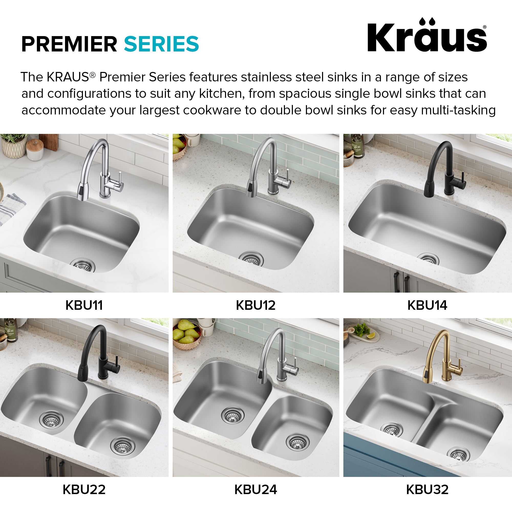 Kraus KBU22 Kitchen-Sinks - View #13