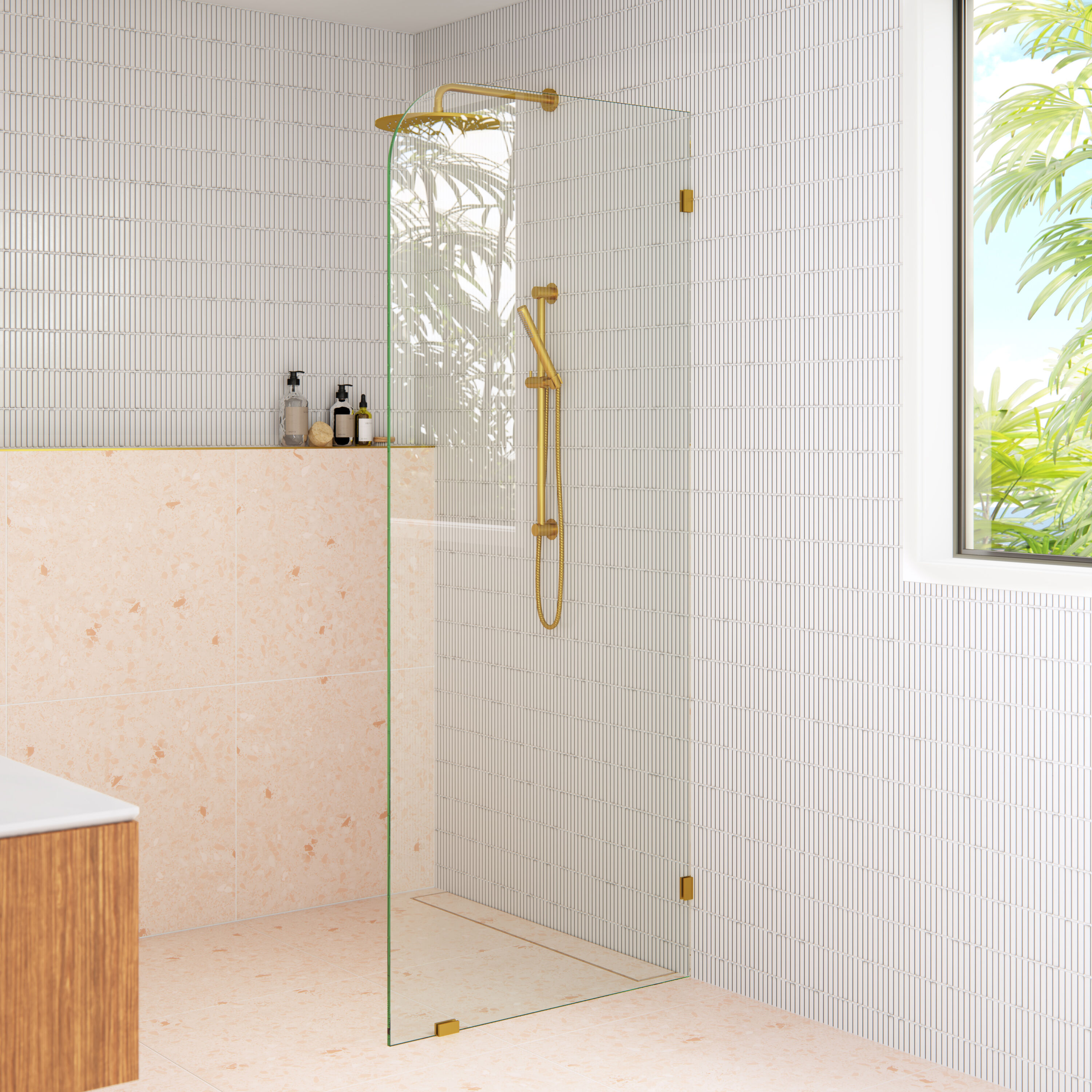 Glass Warehouse GW-F-RAD-32-SB Shower-Doors - View #3