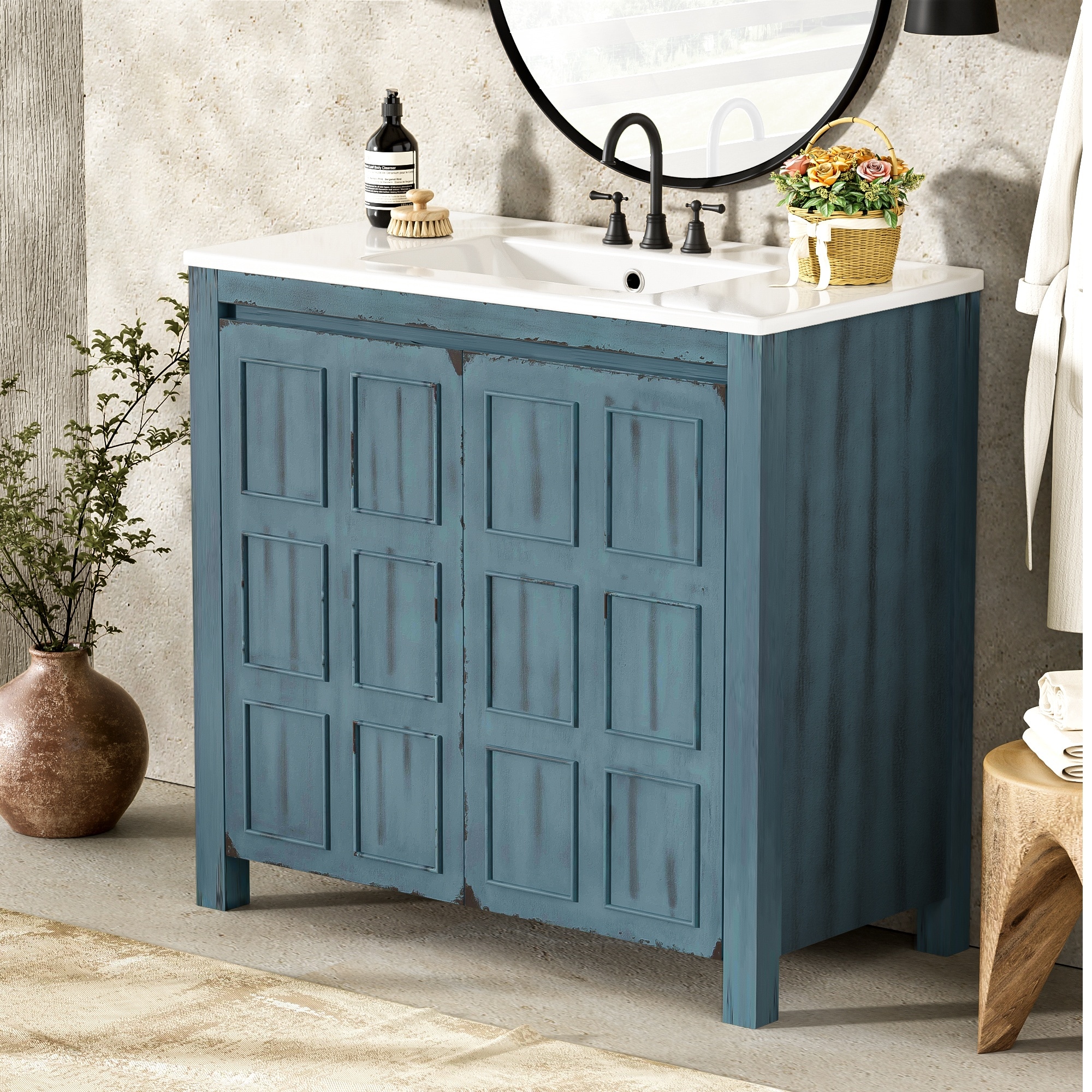 HyperDrop Cart B-6G4A0H2W0U6Y Bath-Vanity-Combo - View #3