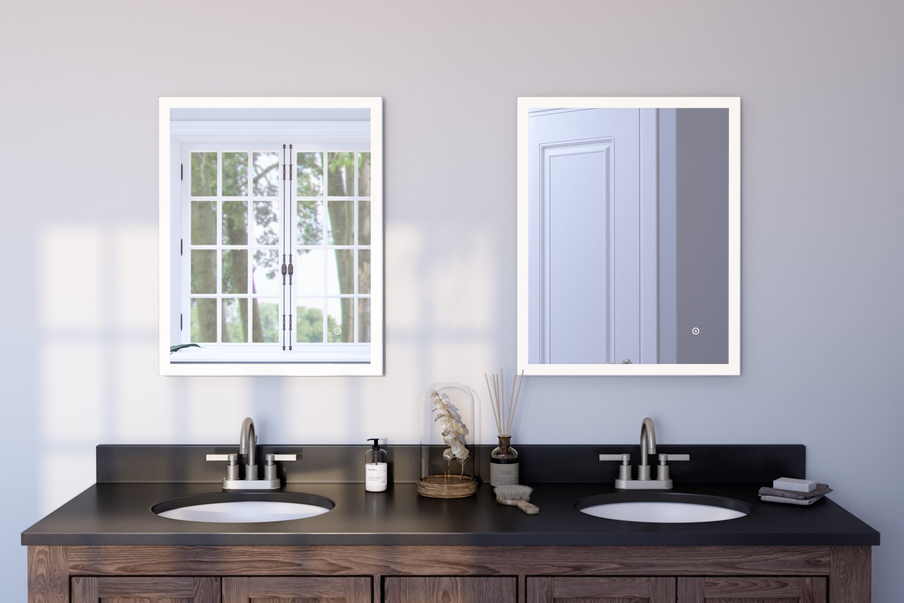 allen + roth 75-110 Framed-Bath-Mirrors - View #2