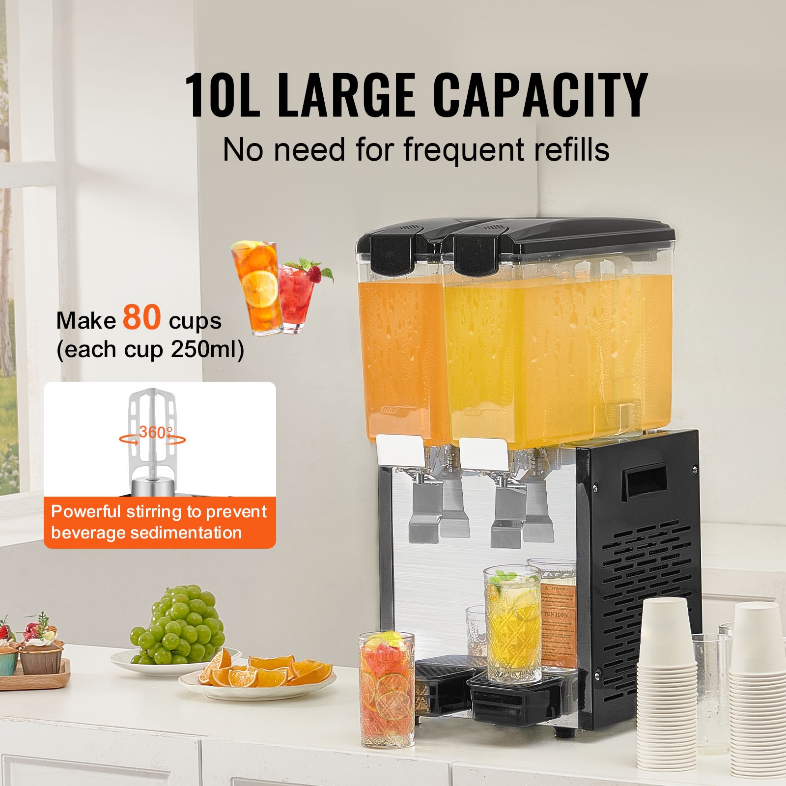 VEVOR SCSYYLJJBSJX06253V1 Bev-Dispensers - View #2