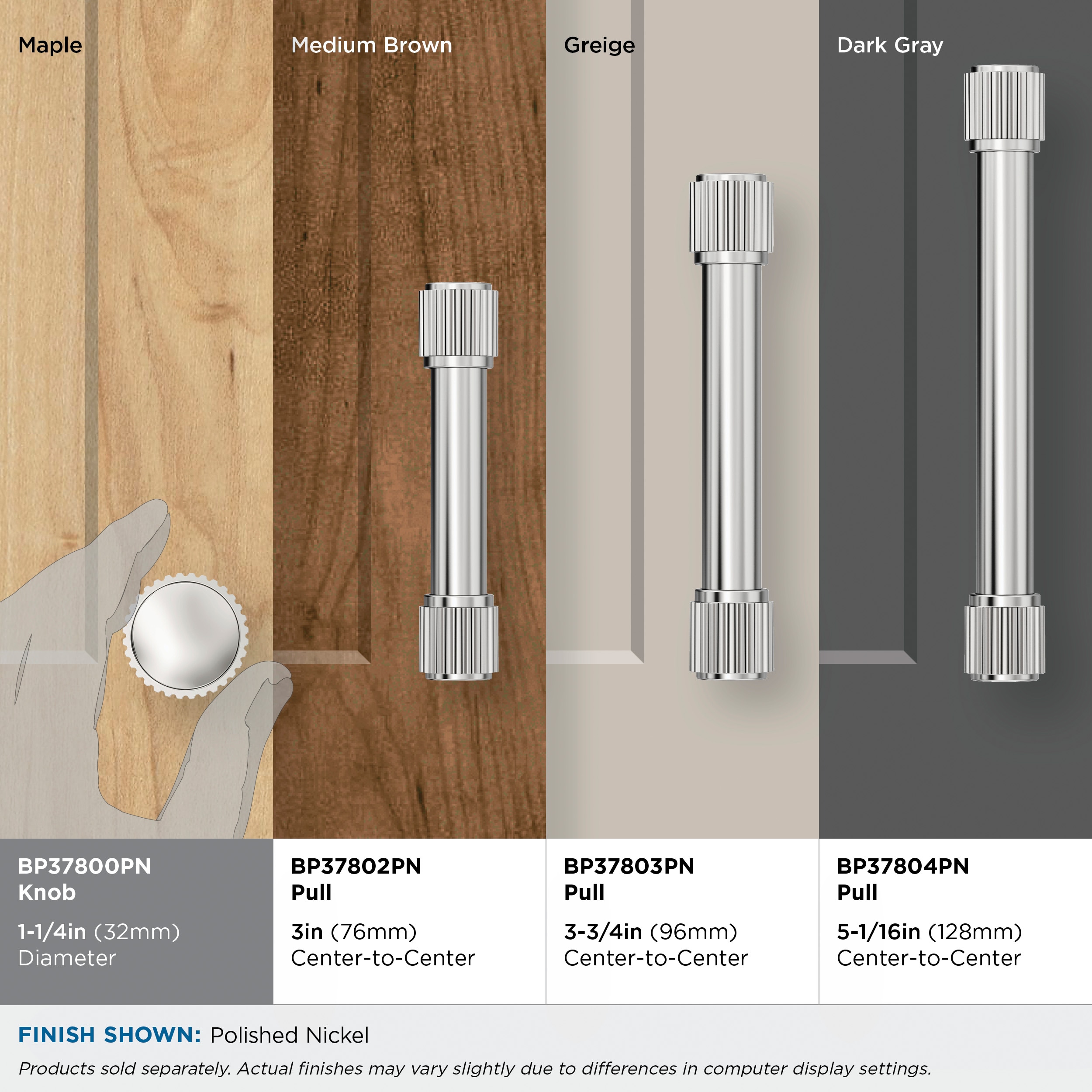 Amerock BP37800PN Cabinet-Knobs - View #7